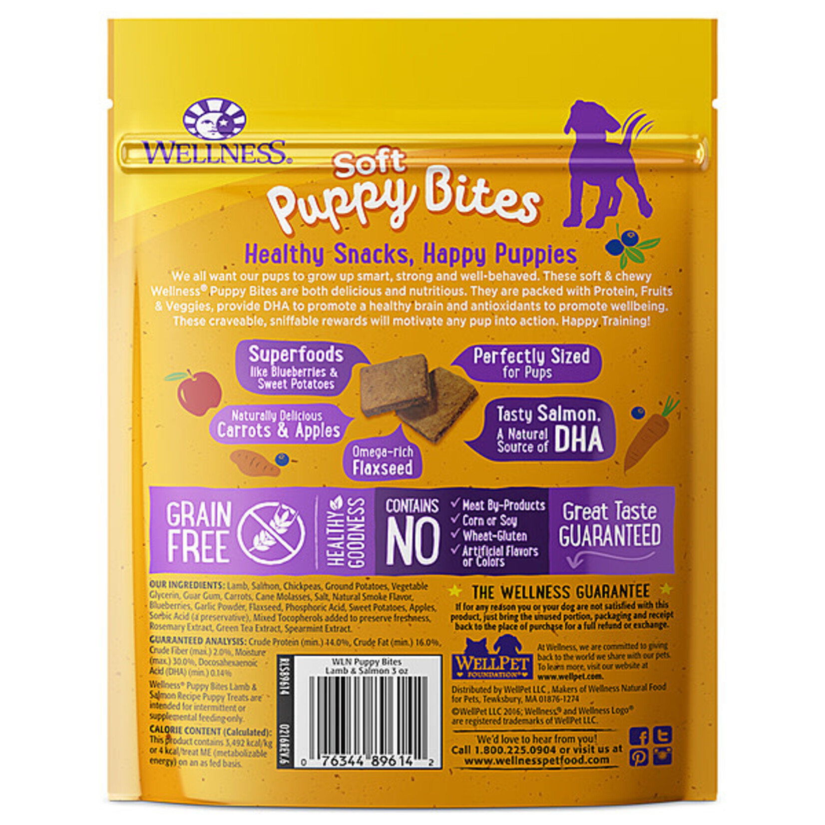 Wellness Soft Puppy Bites Lamb & Salmon 3 Oz