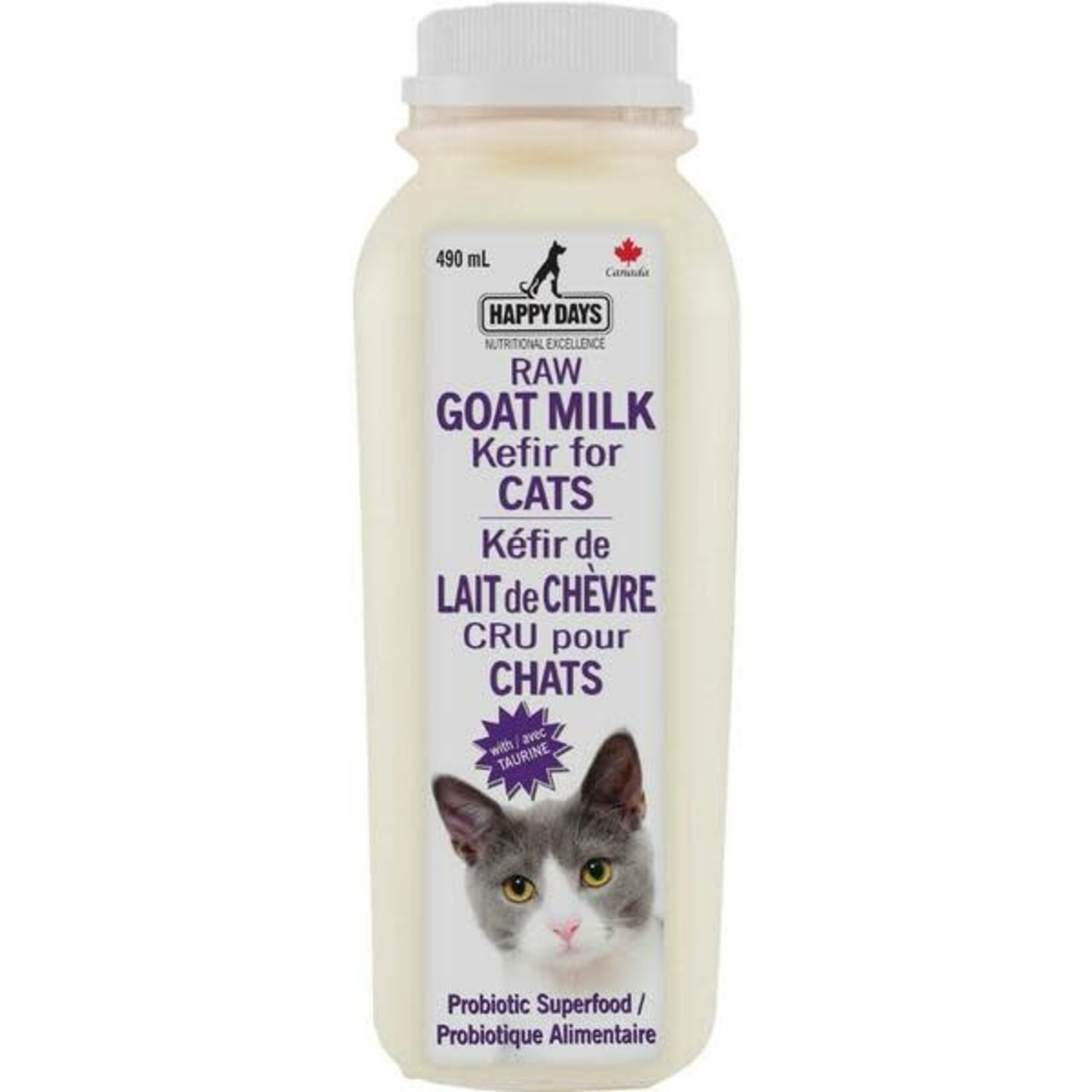 Happy Days Dairies Frozen Goat Milk Kefir W Taurine for cat 490M