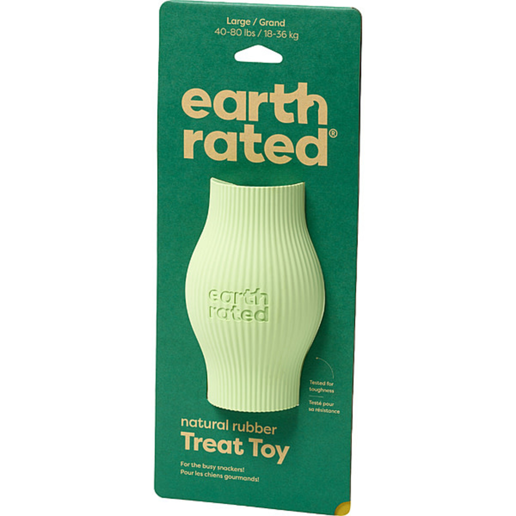 Earth rated Natural rubber Treat Toy Large