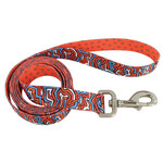 Coastal Sublime Reversible Dog Leash Red, Blue Graffiti 1.8m (6fit)