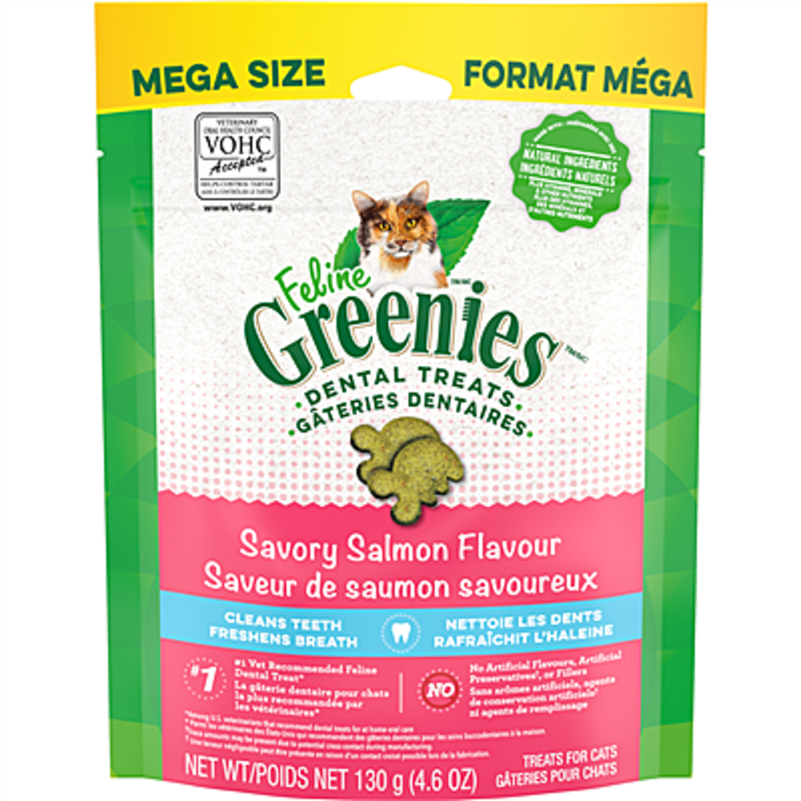 Greenies Dental Treat Savory Salmon Flavour 60g