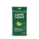 Earth Rated Pet Eye Wipes Fragrance Free 5x5 Inches 60pk