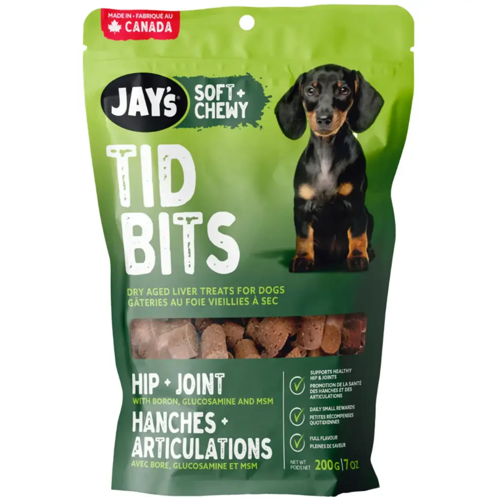Jays Dog Tid Bits Hip + Joint 200GM