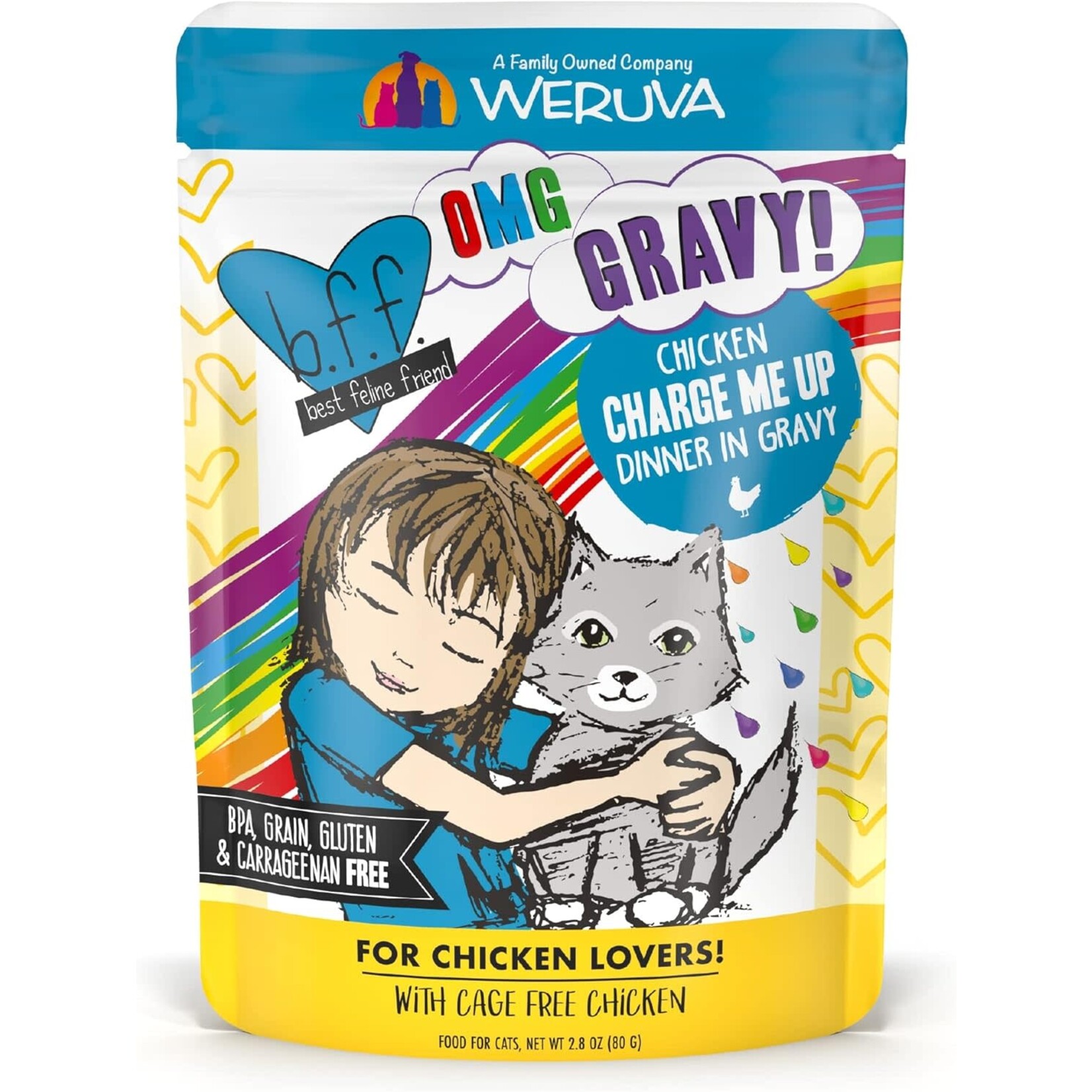 Weruva Weruva Best Feline Friend Chicken Gravy 12 Pouches 2.8oz