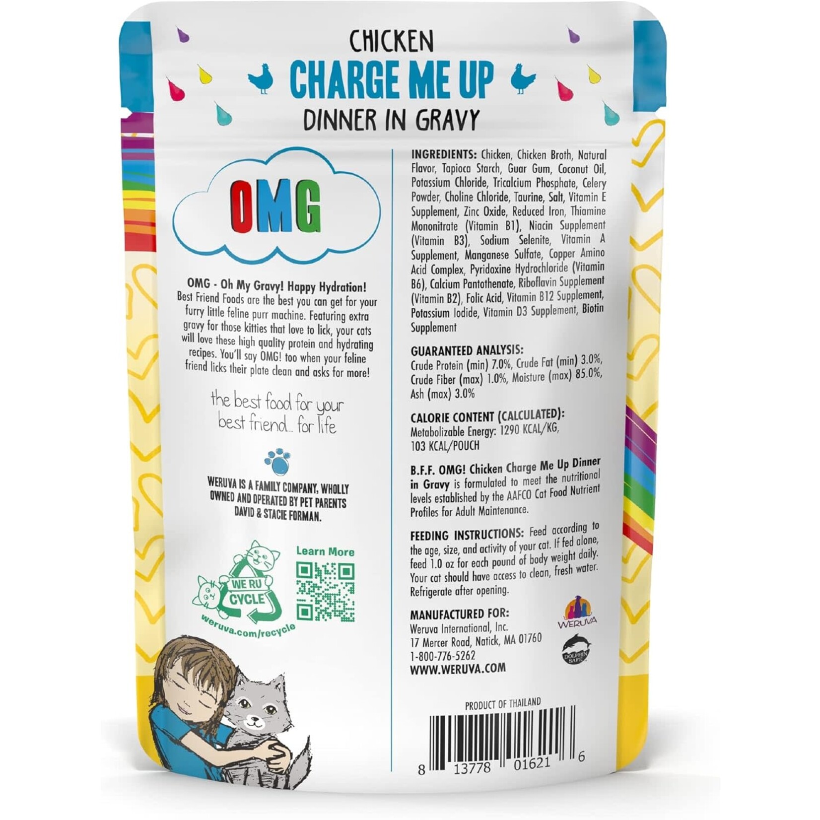 Weruva Weruva Best Feline Friend Chicken Gravy 12 Pouches 2.8oz