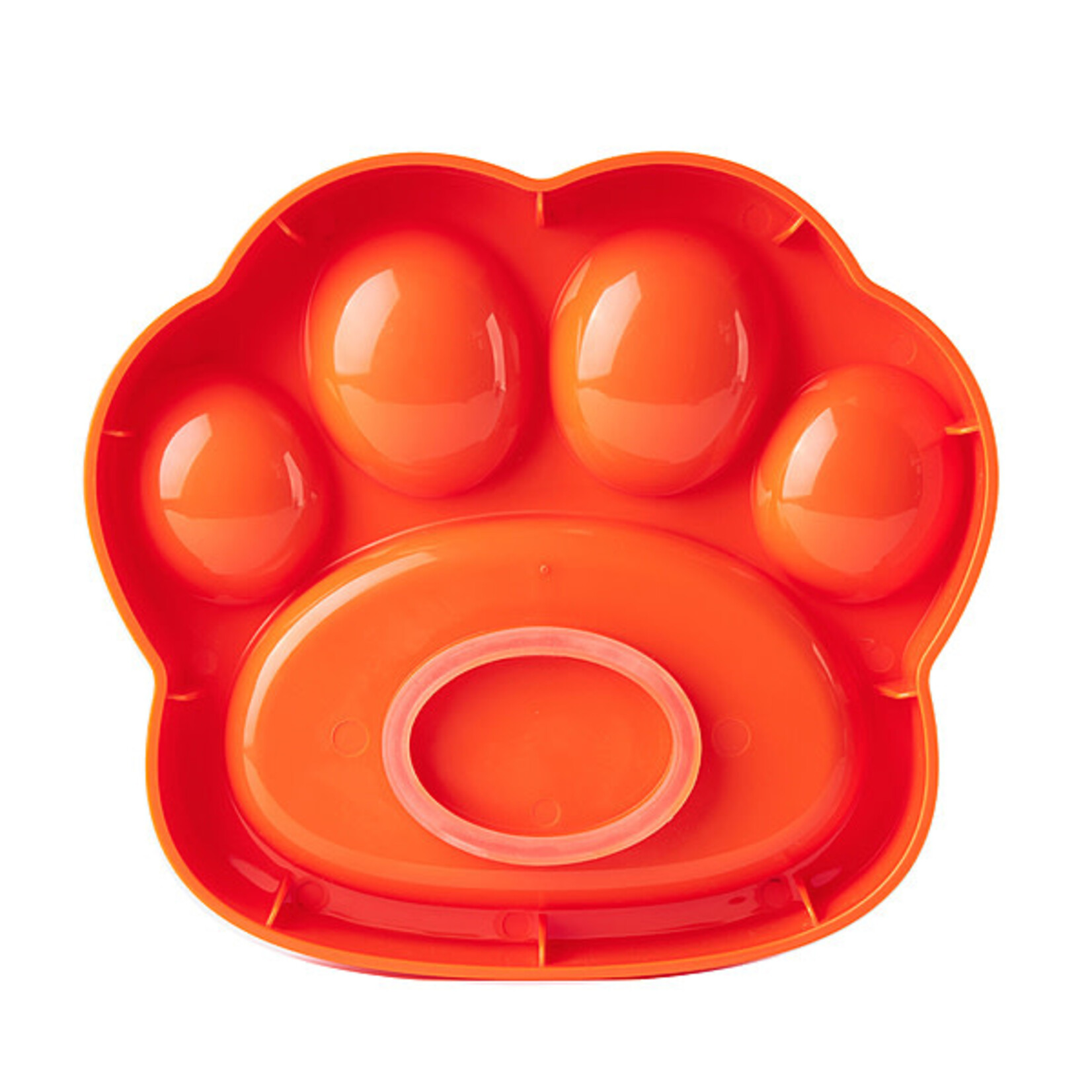 Paw 2-1 Mini Slow Feeder & Lick Pad Orange