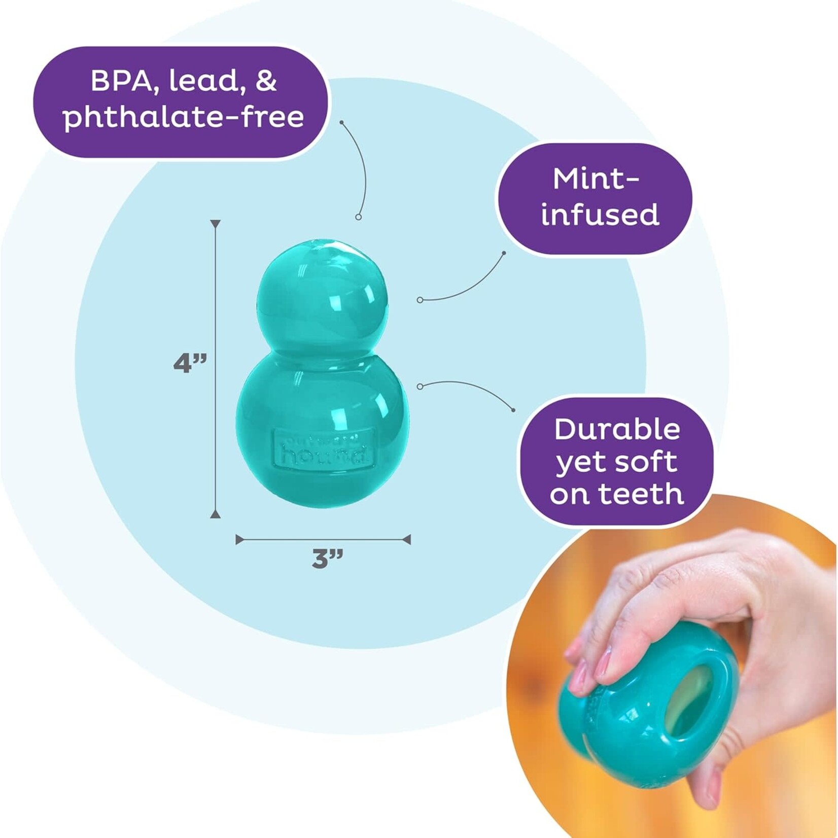 Outward Hound Double - Tuff Interactive Treat Stuffer S