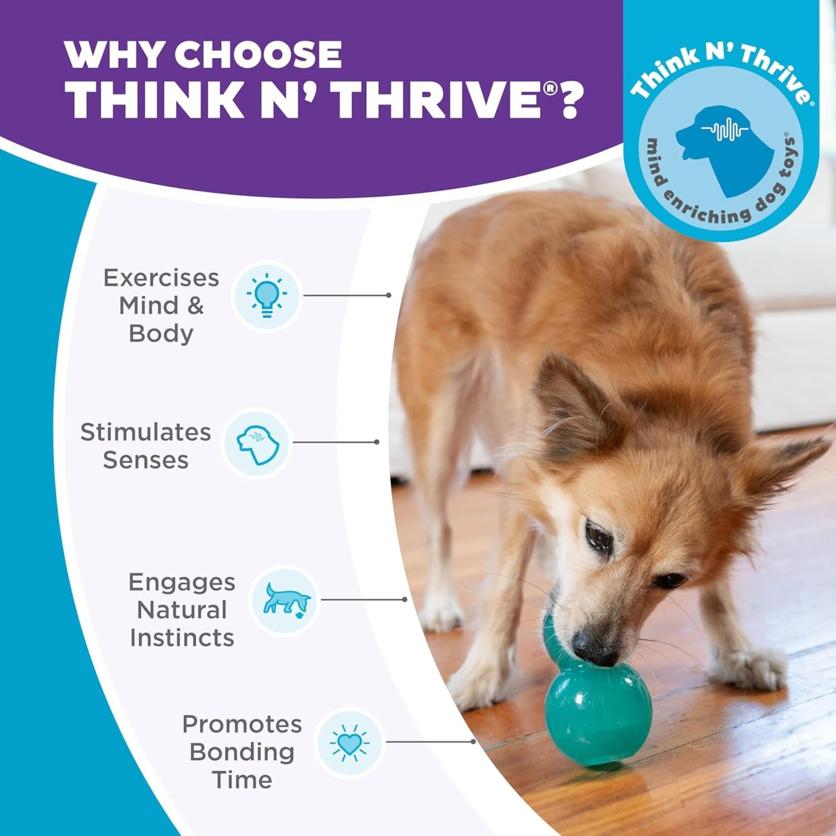 Outward Hound Double - Tuff Interactive Treat Stuffer S