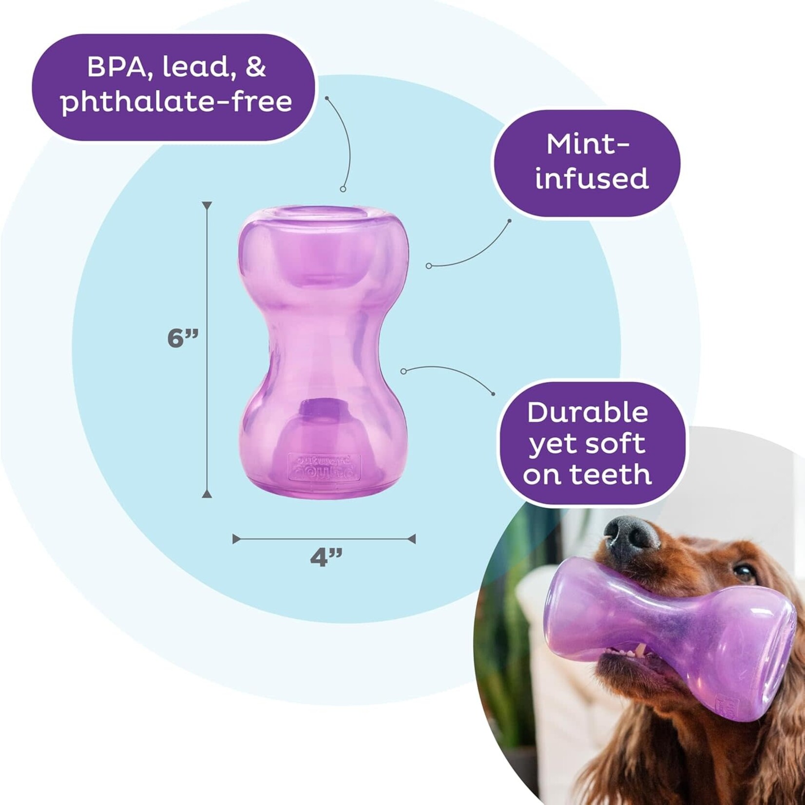 Outward Hound Double - Tuff Interactive Treat Stuffer  L
