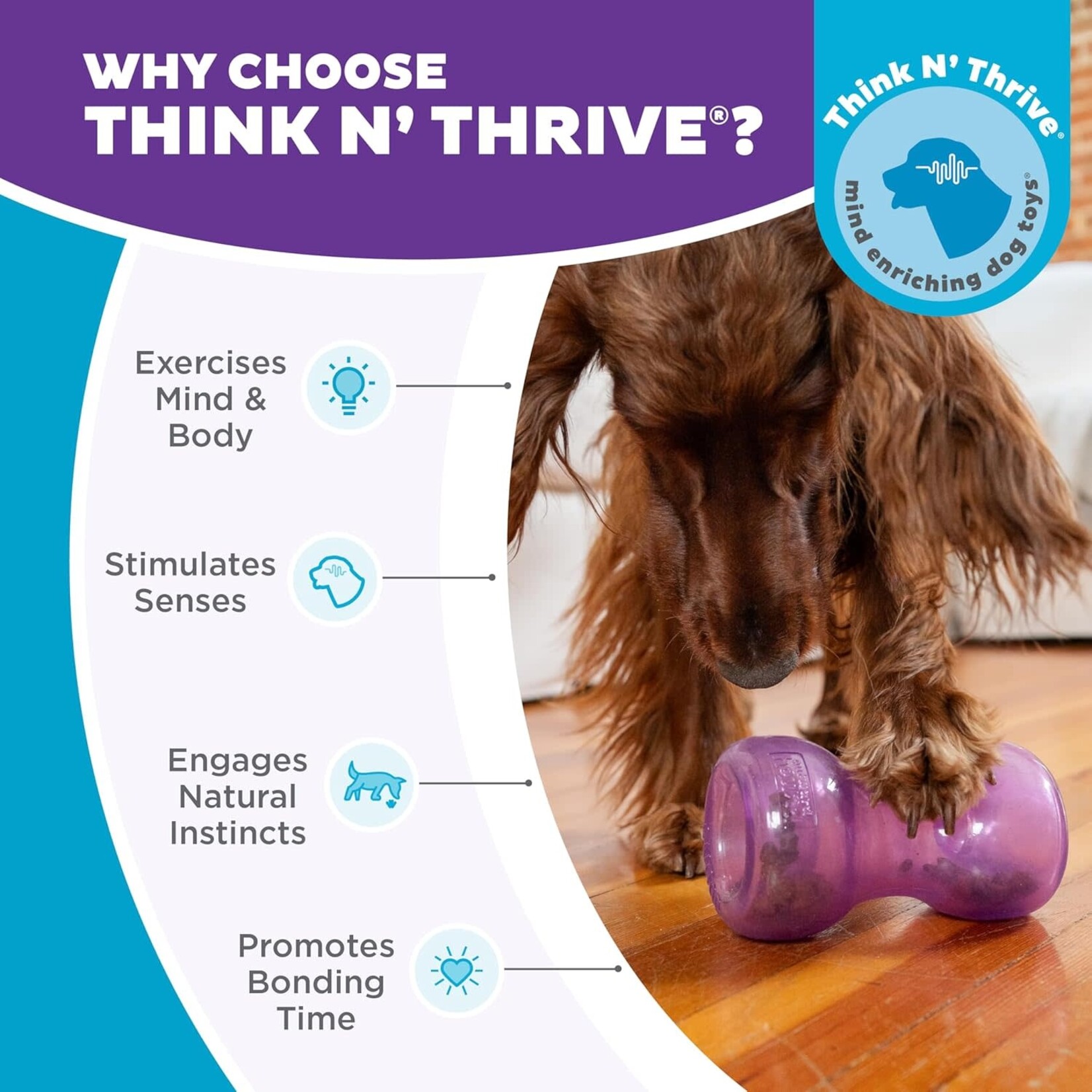 Outward Hound Double - Tuff Interactive Treat Stuffer  L