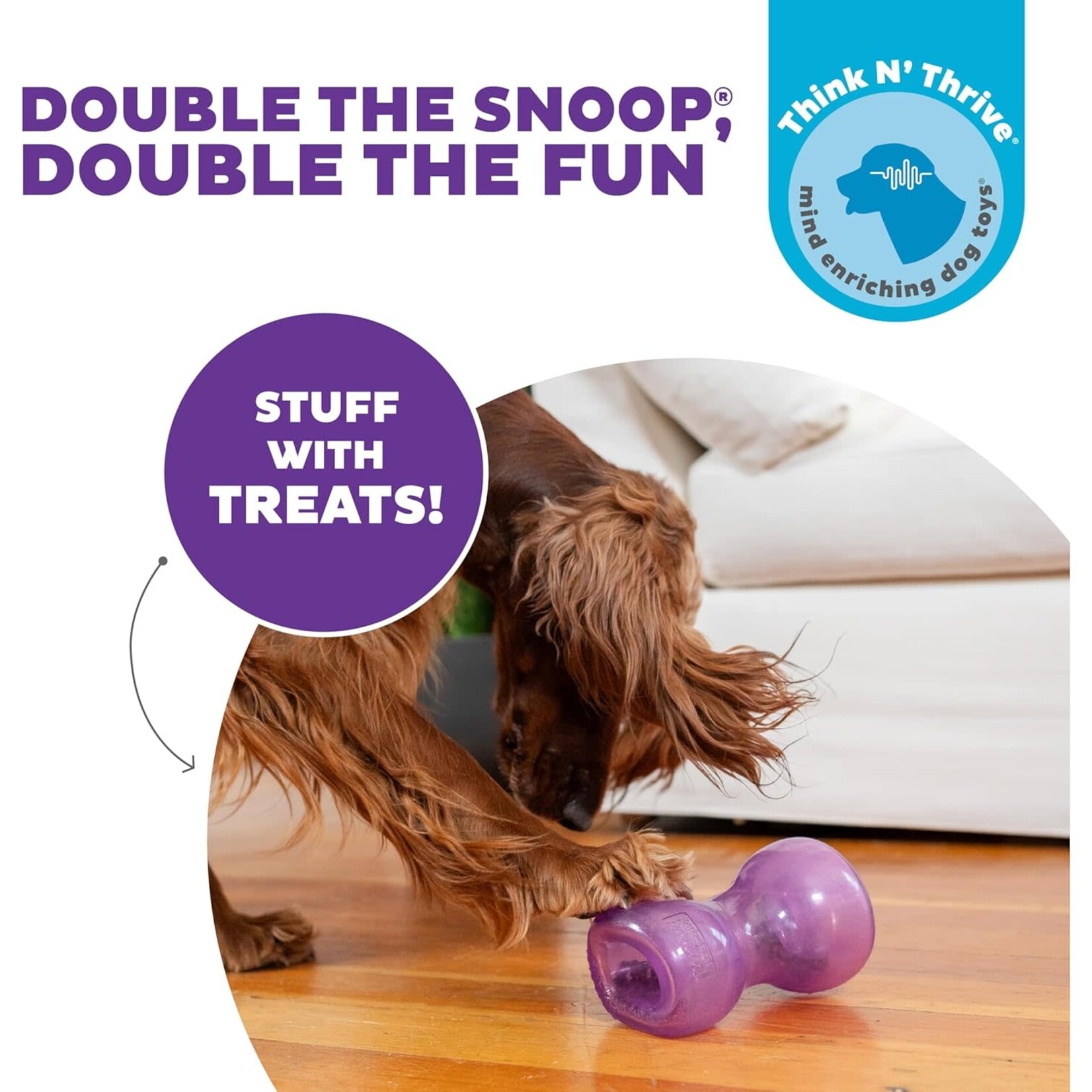 Outward Hound Double - Tuff Interactive Treat Stuffer  L