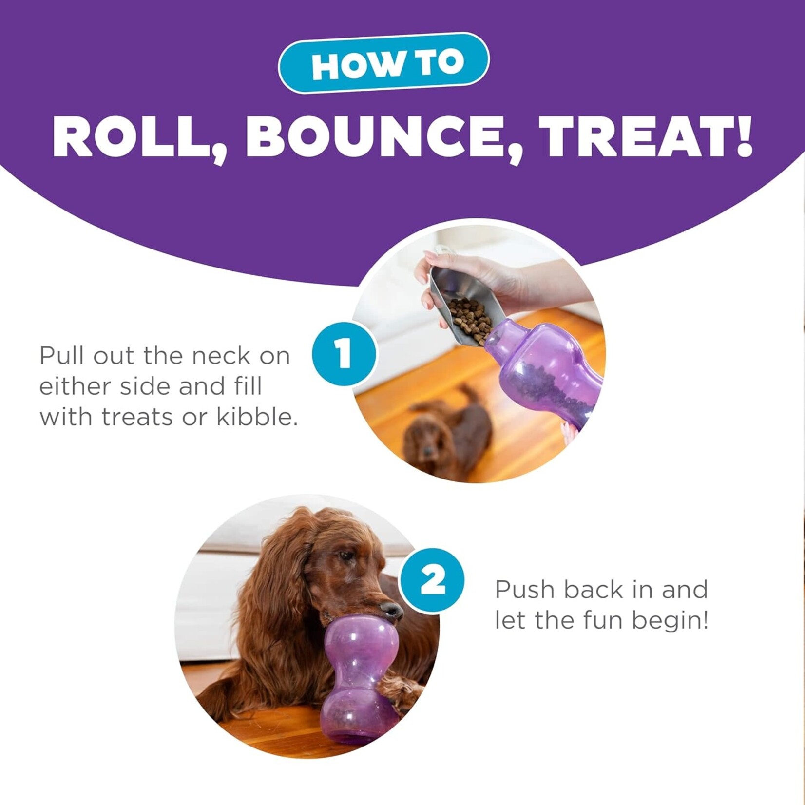 Outward Hound Double - Tuff Interactive Treat Stuffer  L