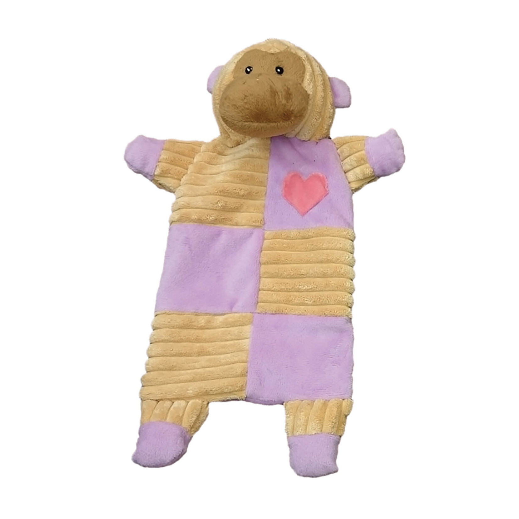 Soothers Calming Crinkle Plush Dog Toy Assorted Color 13in