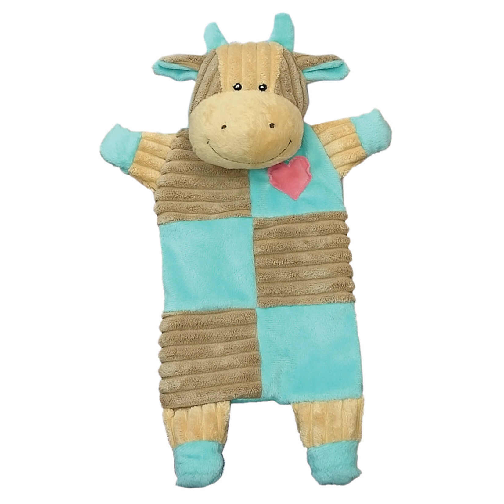 Soothers Calming Crinkle Plush Dog Toy Assorted Color 13in