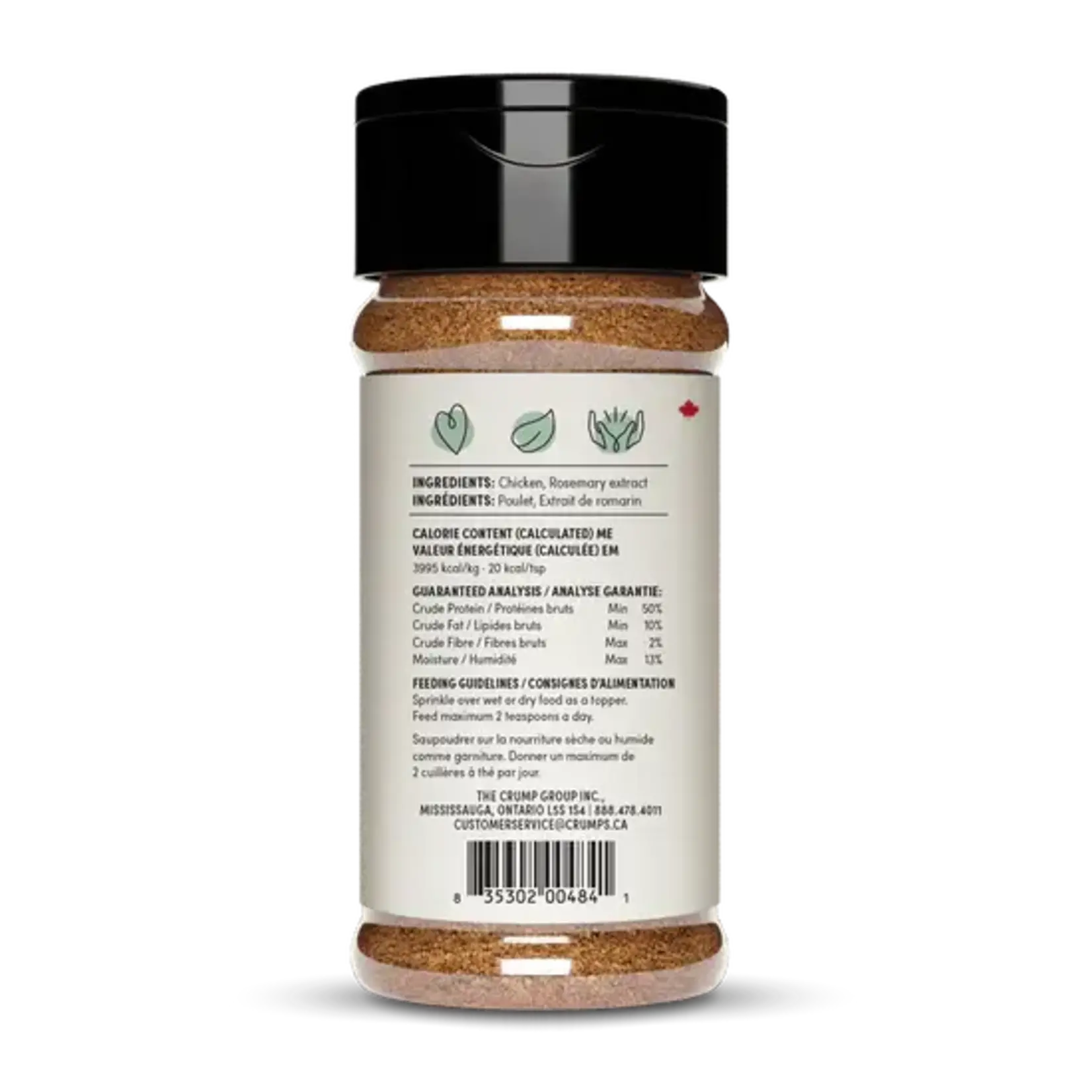 Crumps' Naturals Chicken Sprinkles bottles  120g