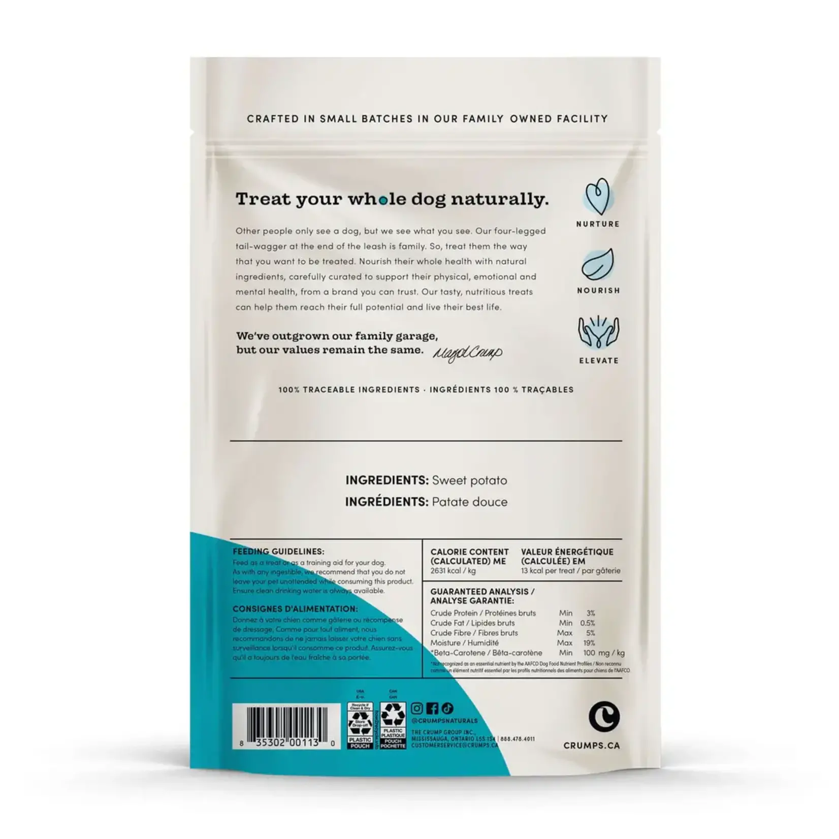 Crumps' Naturals Crumps' Naturals Dog Sweet Potato Fries