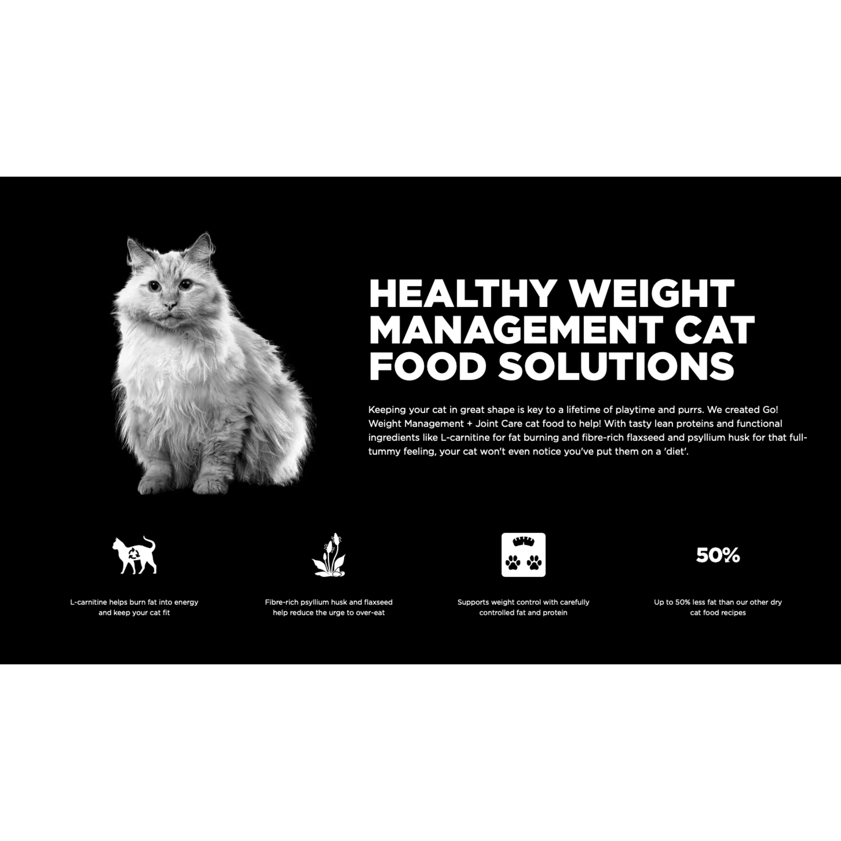 go! solutions Go! Cat Weight Management & Joint Care GF Salmon