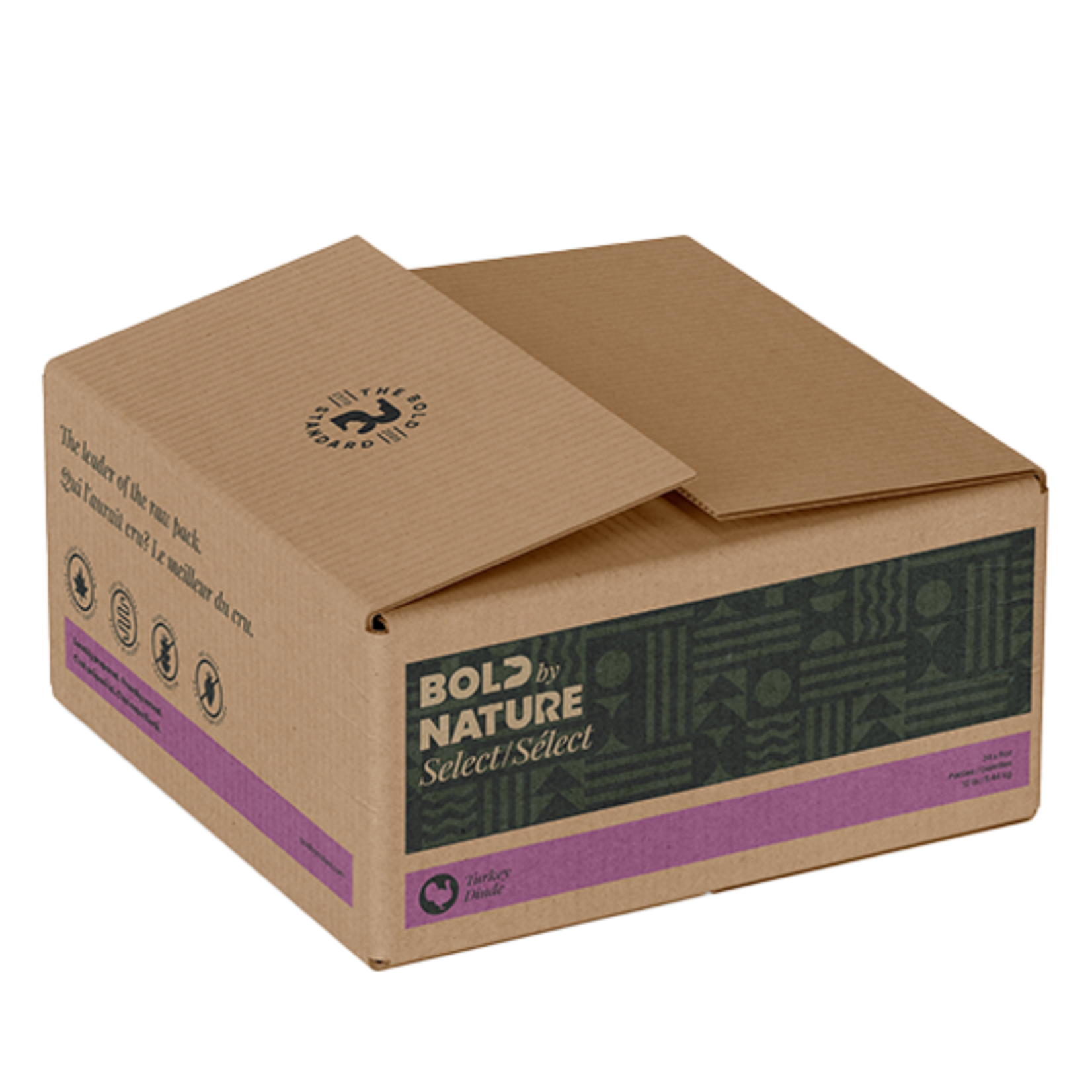 Bold by Nature Bold by Nature Dog Select Turkey Patties 12lb