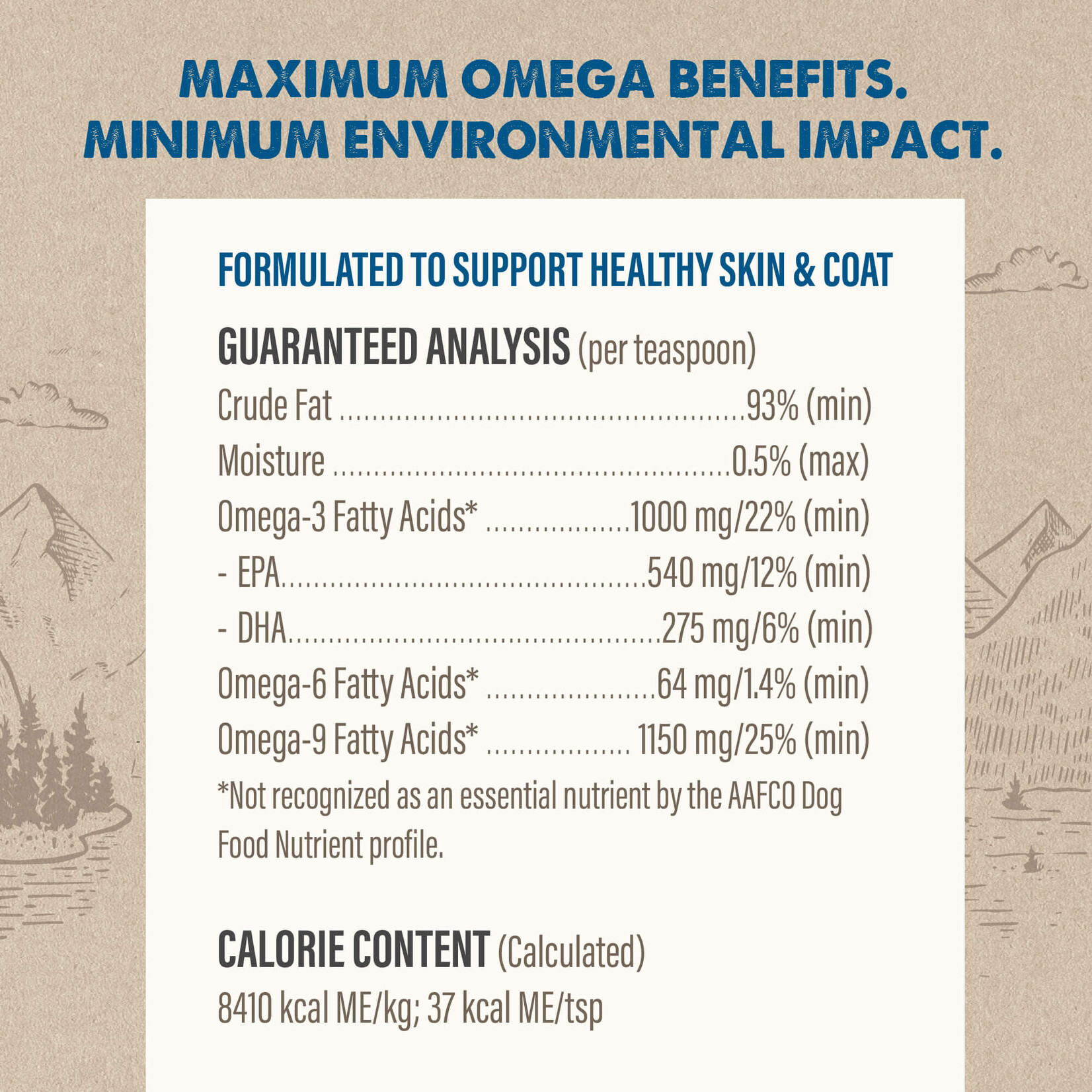 Grizzly Pollock Oil Liquid & Omega 3 dog food  Supplement 16oz