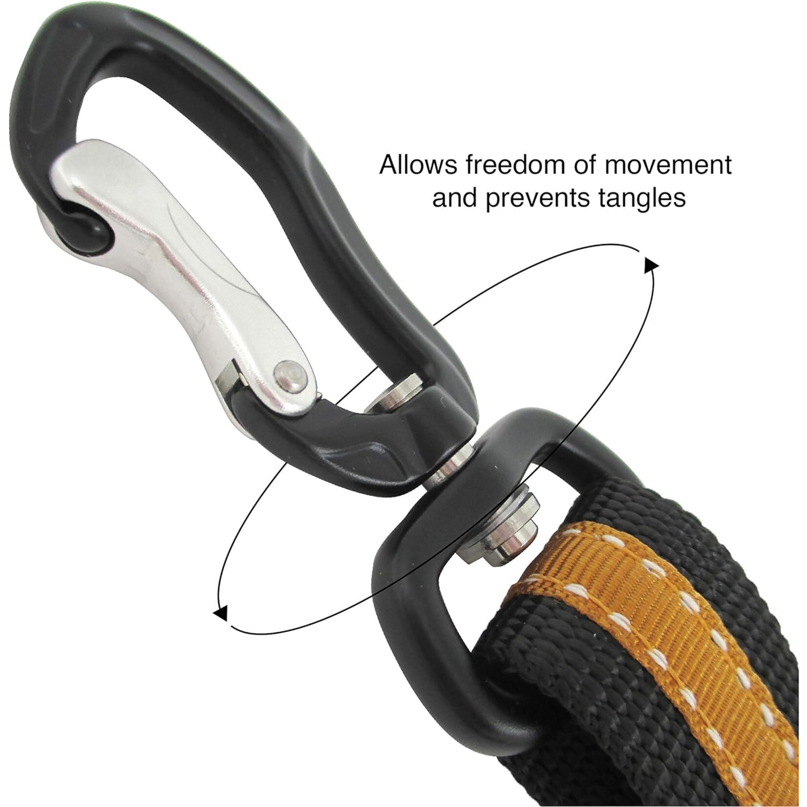 Kurgo dog direct to seatbelt carabiner 15 - 22"