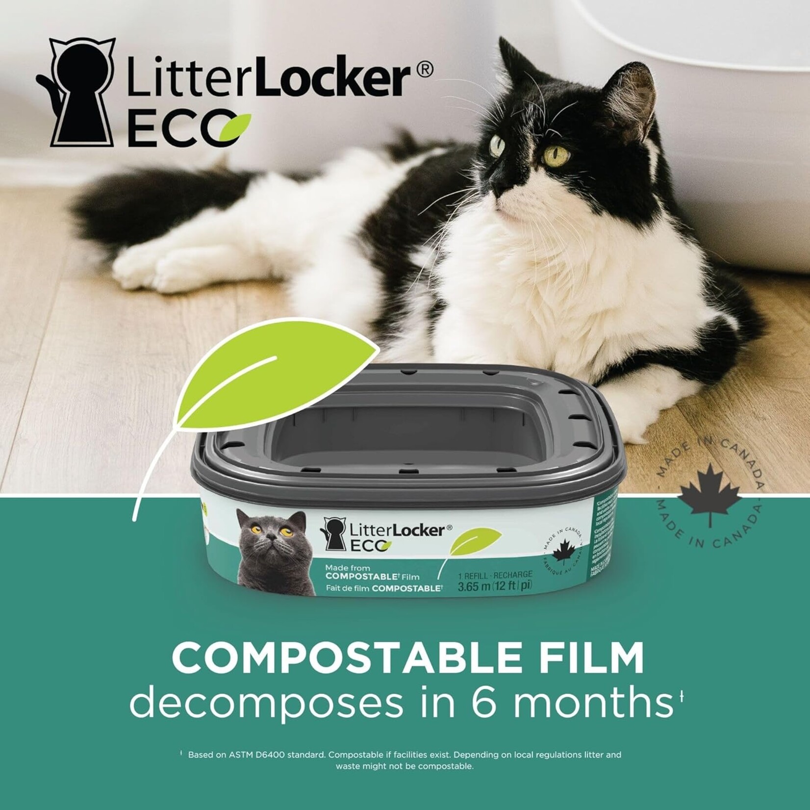 Litter Locker Eco Refill Compostable Film 1pk