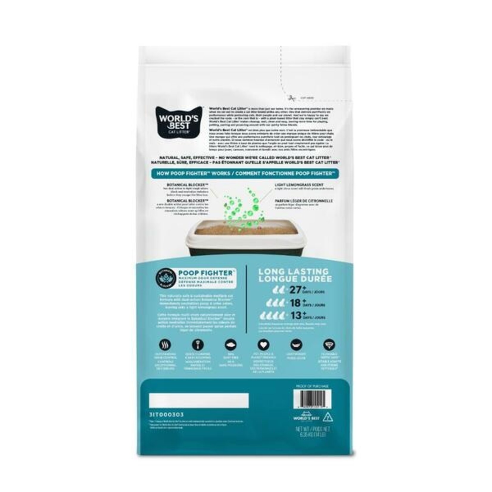 world's best World's Best Cat litter Poop Fighter 28lb