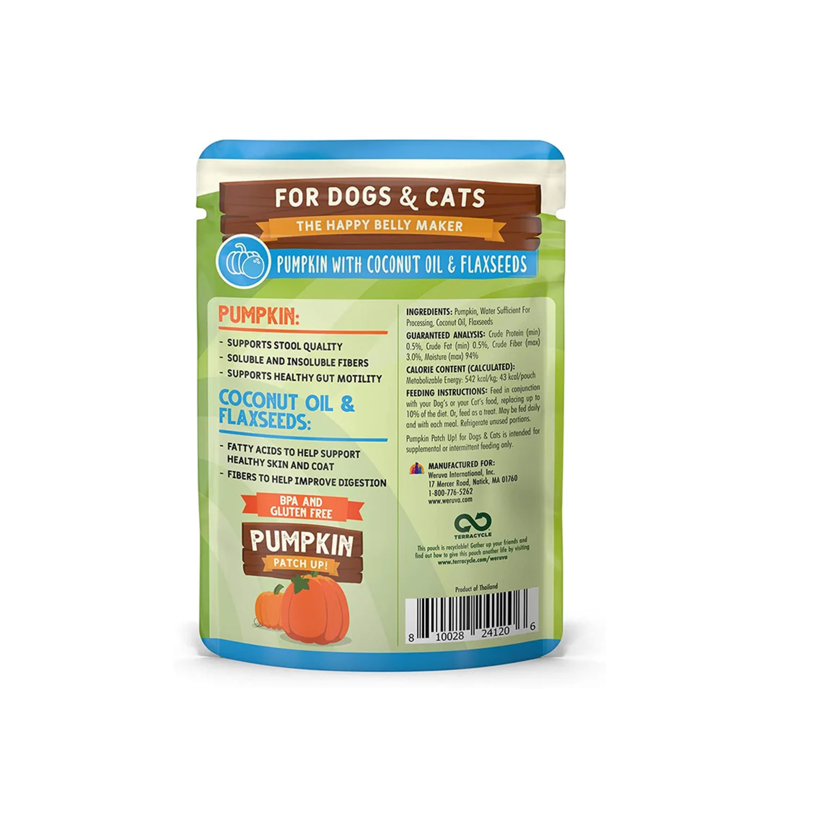 Weruva Weruva Pumpkin with coconut oil and Flaxseeds 12/ 2.8oz