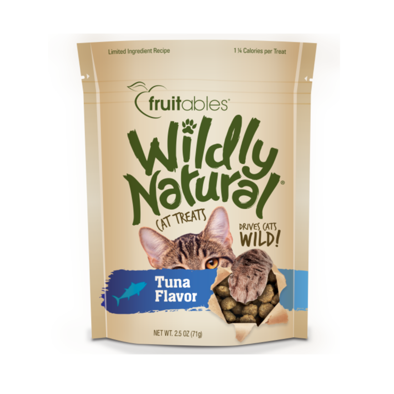 Wildly Natural Cat treat Tuna 2.5 oz (71g)