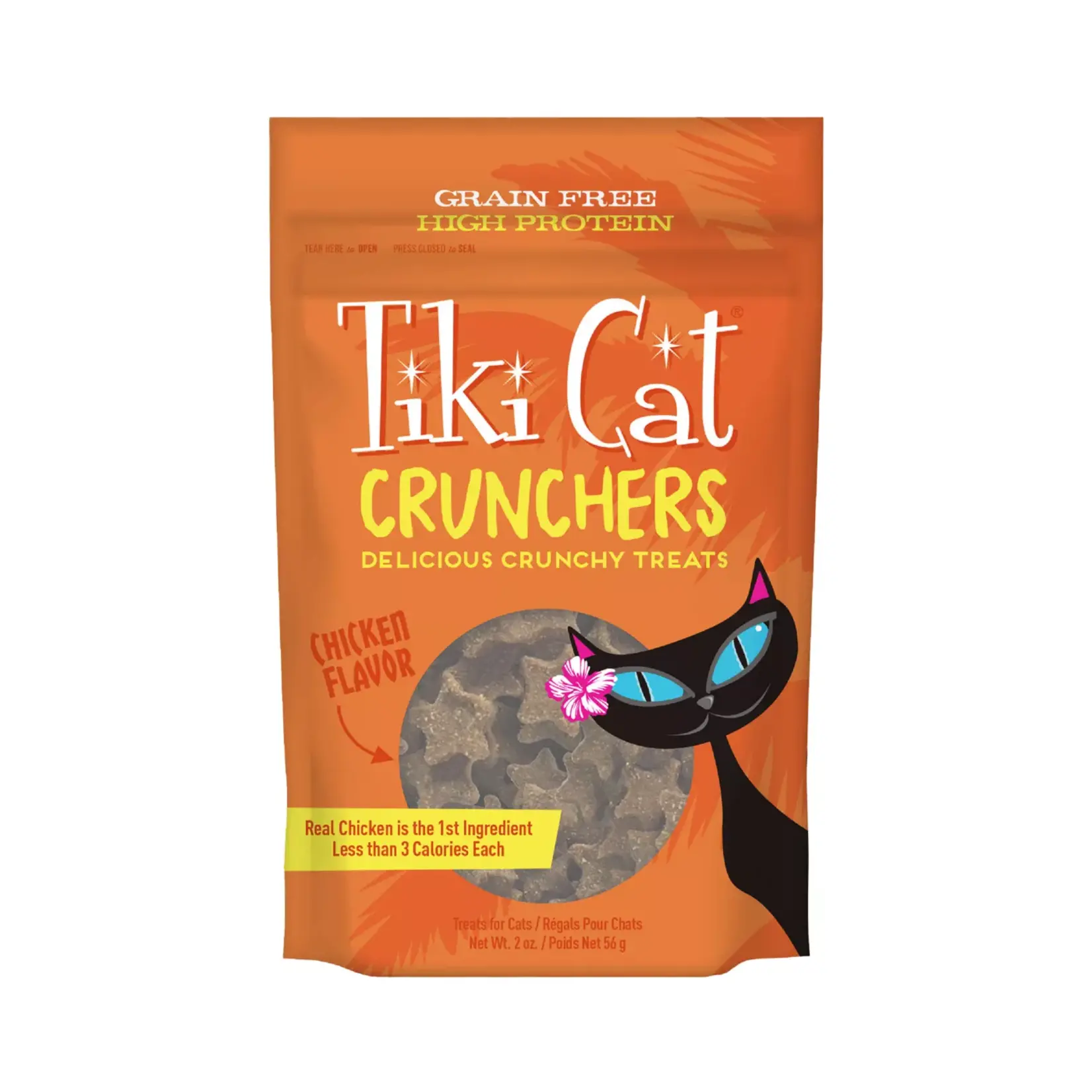 Tiki cat GF Chicken & Pumpkin Crunchers Cat treat 2 oz