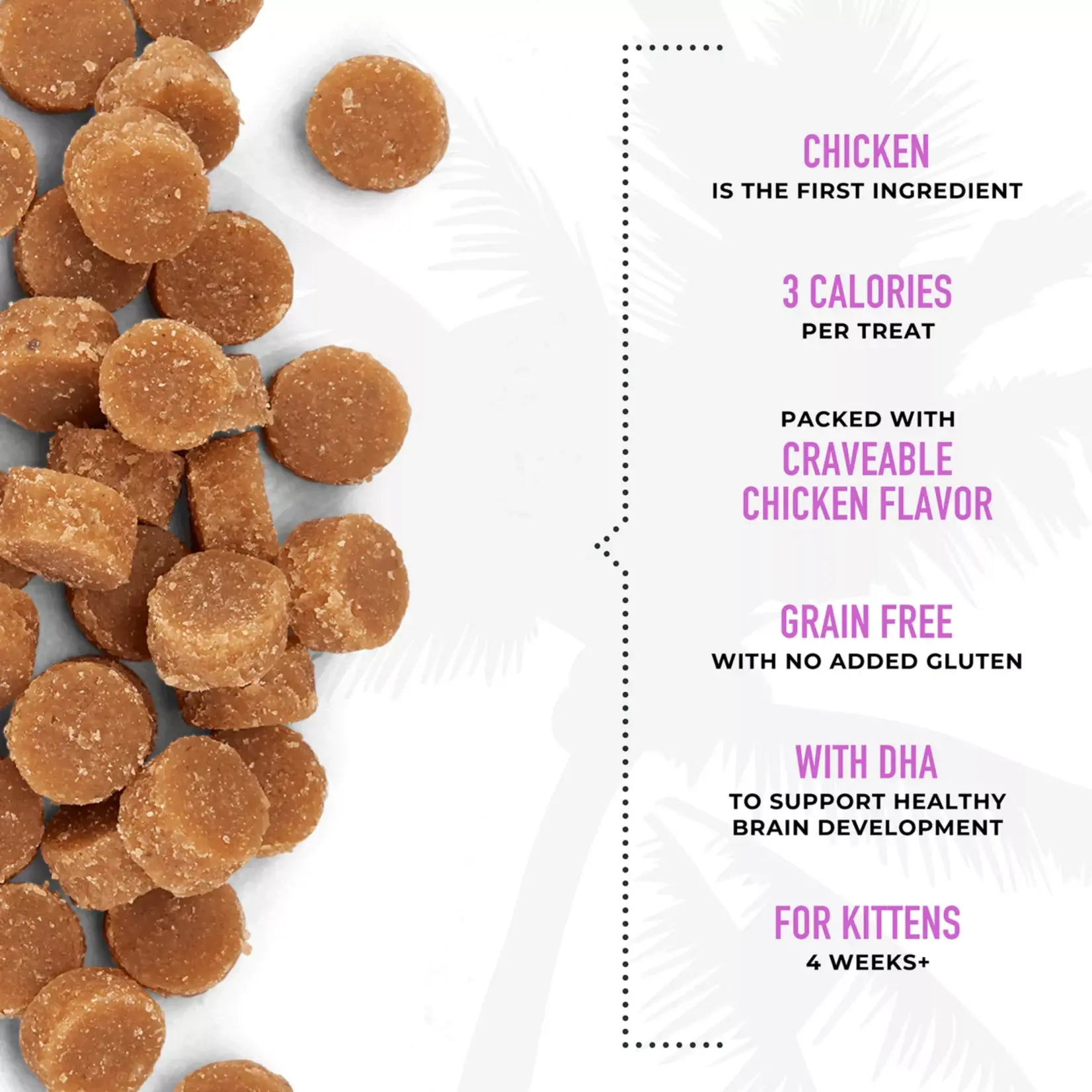 Tiki Cat Baby Soft & Chewy Chicken Mini Cat treats 2 oz