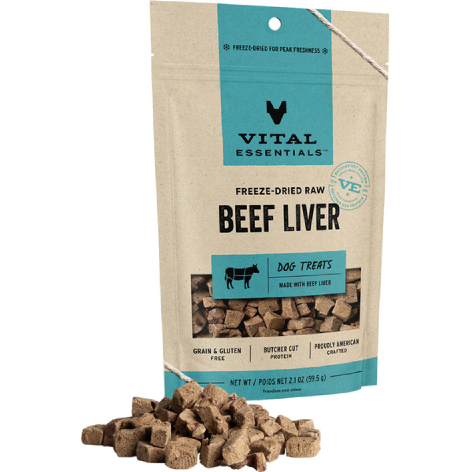 Vital Essential Vital Essentials FD Beef Liver dog treat 2.1 oz