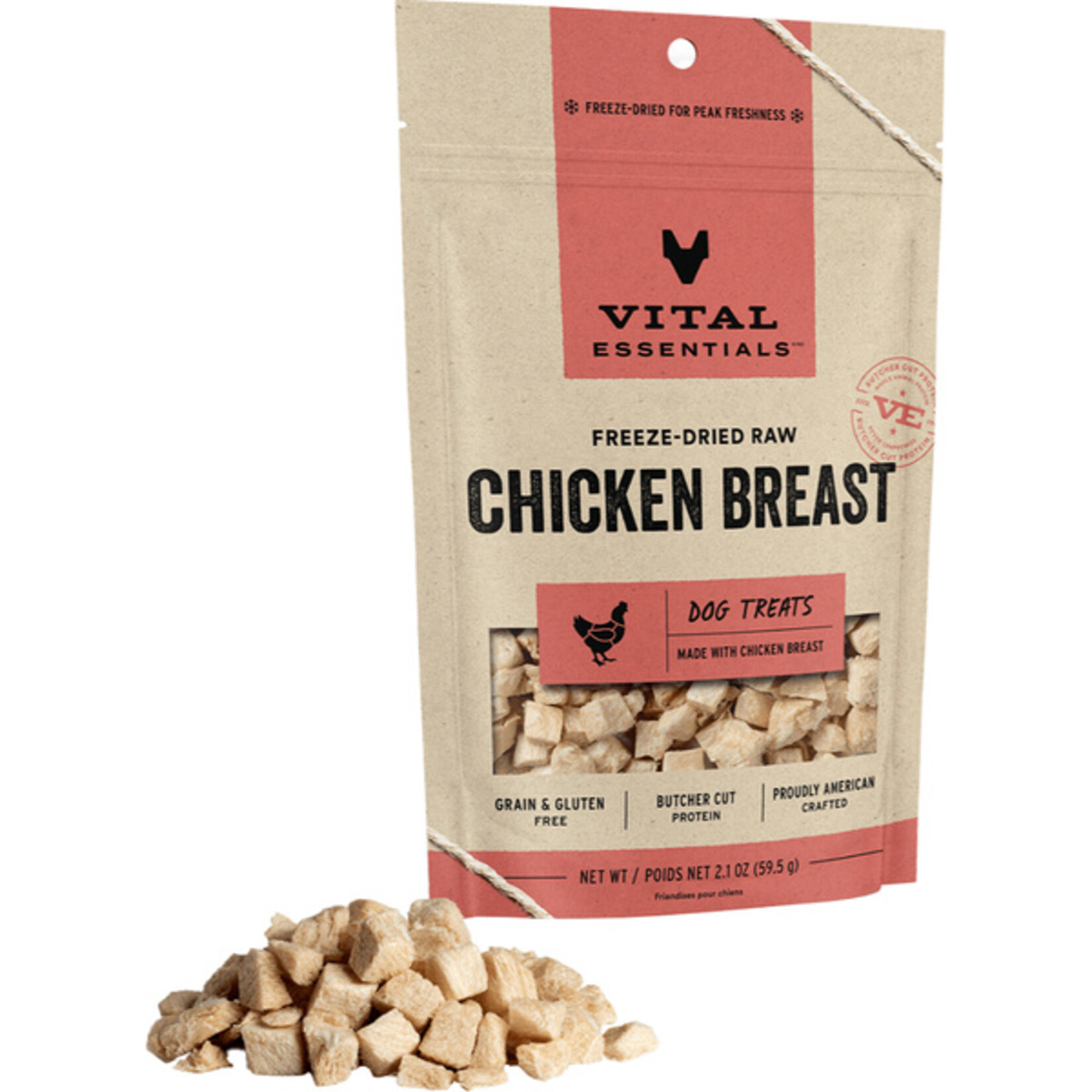 Vital Essential Vital Essentials FD Chicken Breast dog treat 2.1 oz