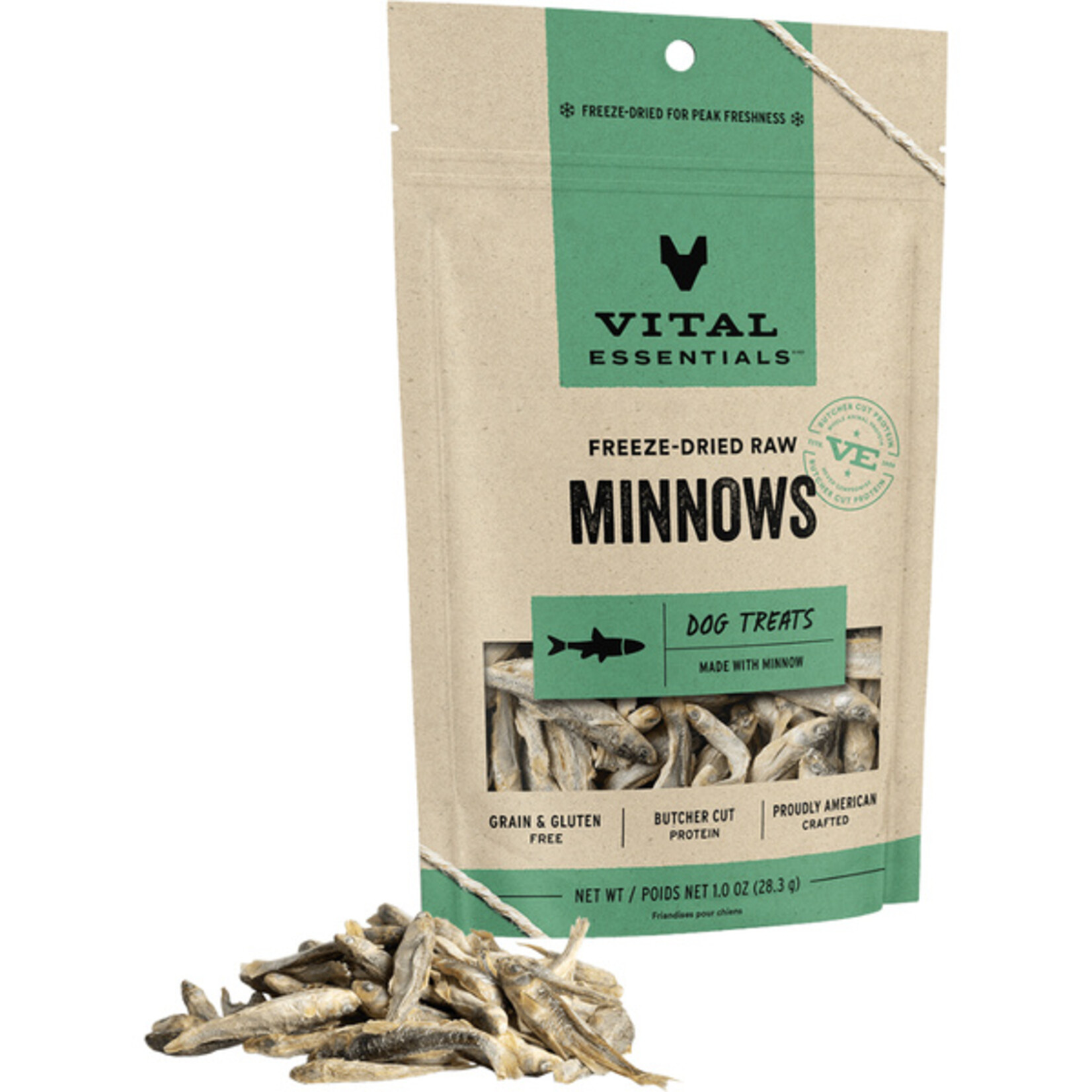 Vital Essential Vital Essentials FD Minnows dog treat 1 oz