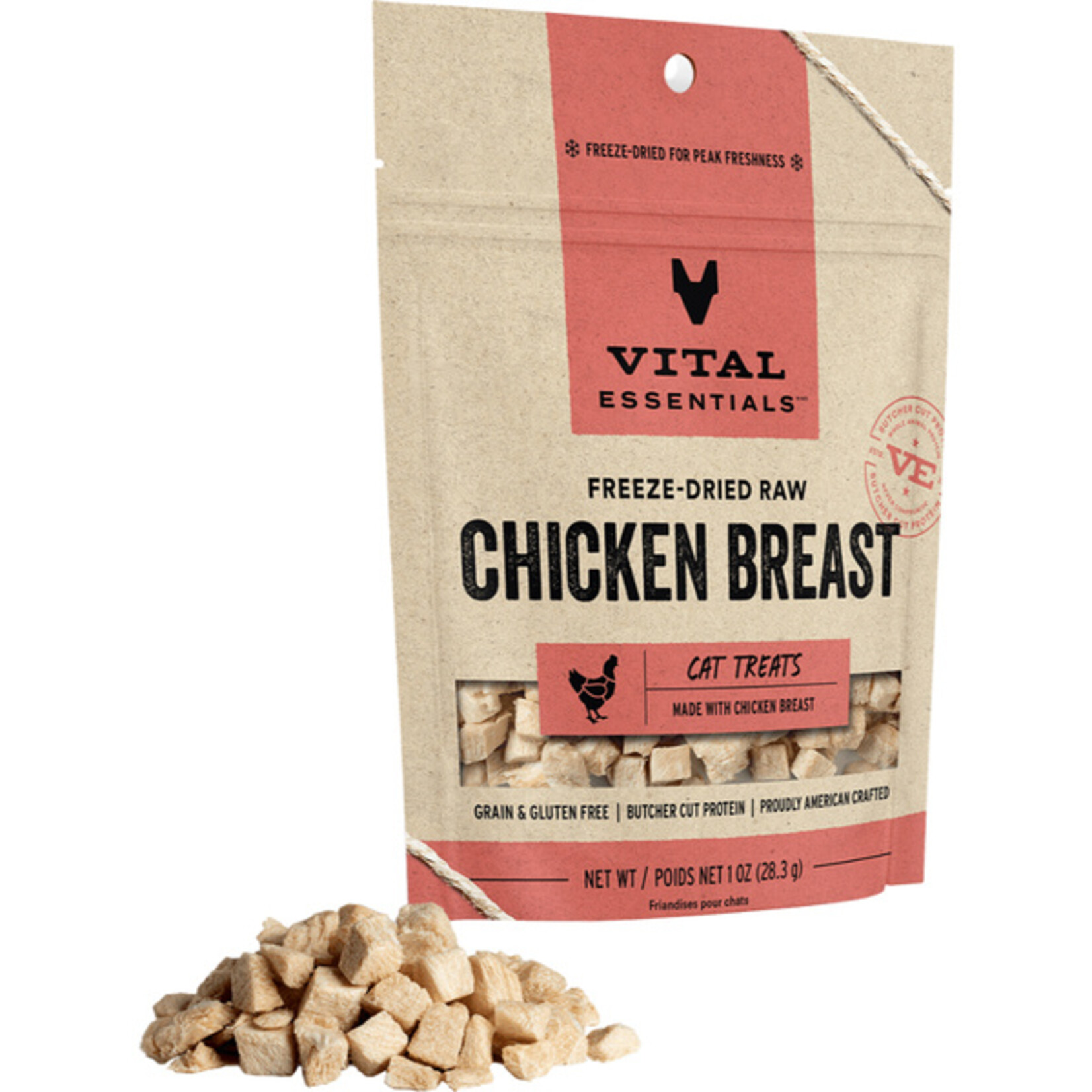 Vital Essential Vital Essentials FD Chicken Breast cat treat 1 oz