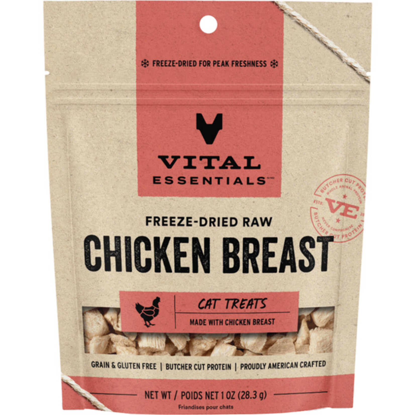 Vital Essential Vital Essentials FD Chicken Breast cat treat 1 oz