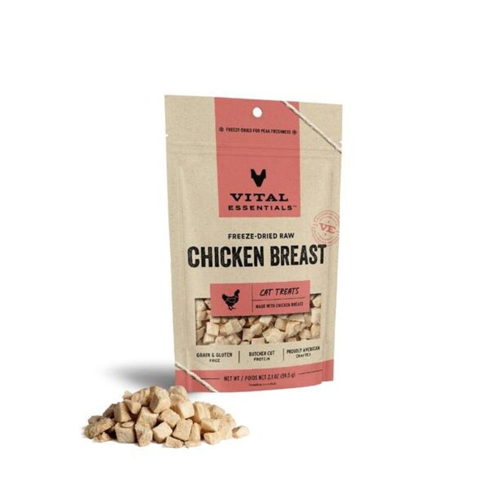 Vital Essential Vital Essentials FD Raw Chicken Breast cat treat 2.1 oz