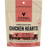 Vital Essential Vital Essentials FD Chicken Hearts cat treat 0.8 oz