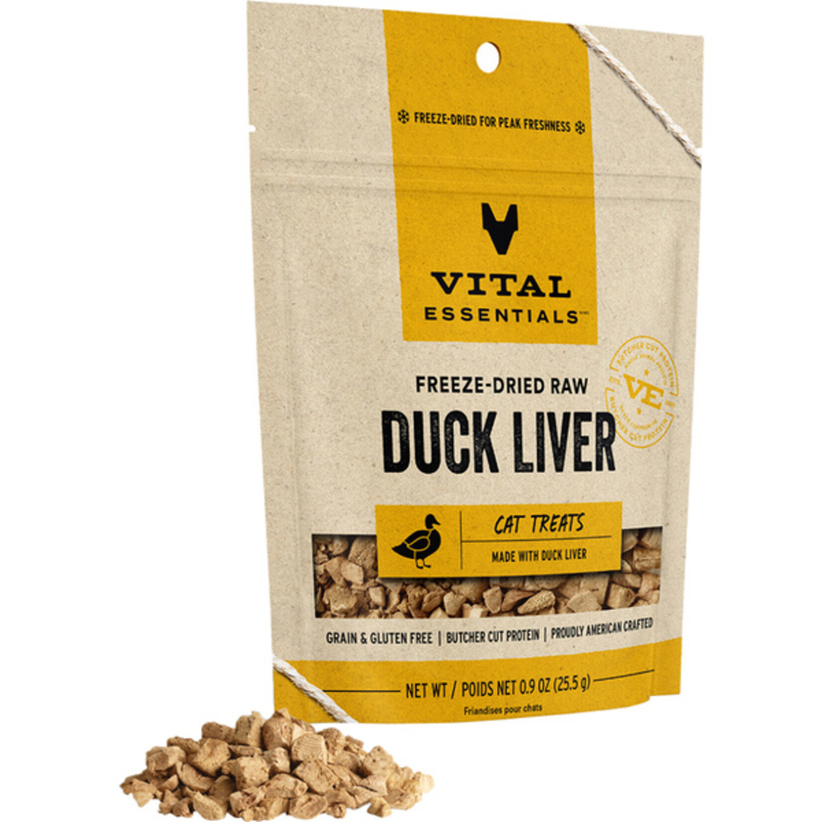 Vital Essential Vital Essentials FD Duck Liver cat treat 0.9 oz