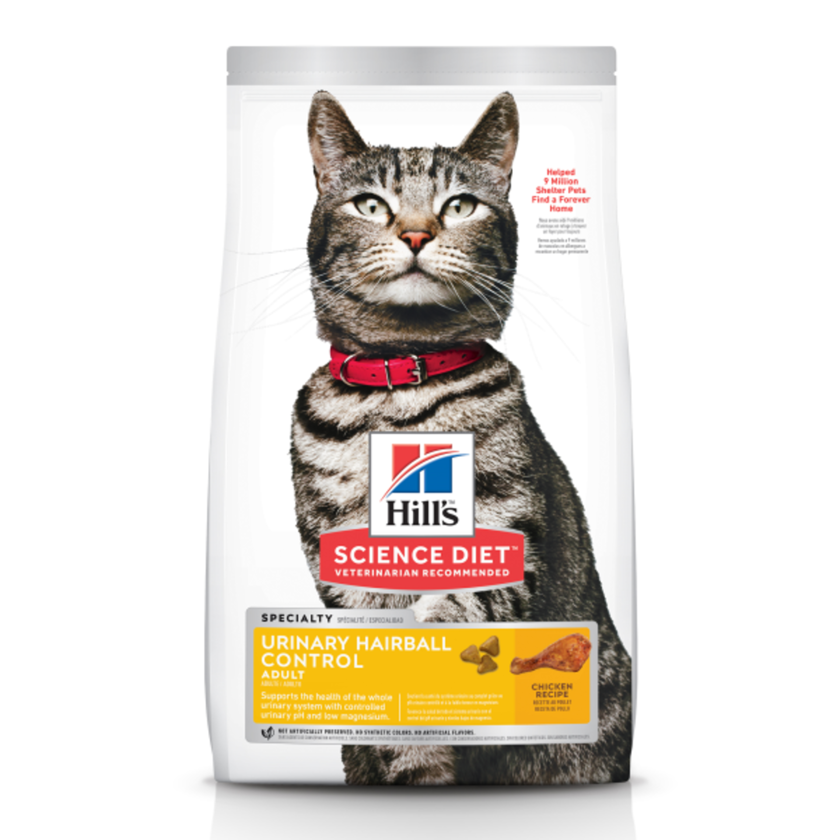 Hill's Hill's Cat Food Science Diet adult Urinary & Hairball Control Chicken