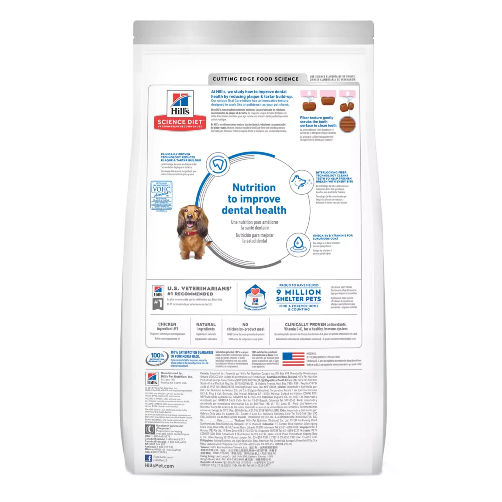 Hill's Hill's Dog food Science Diet adult Oral Care Chicken