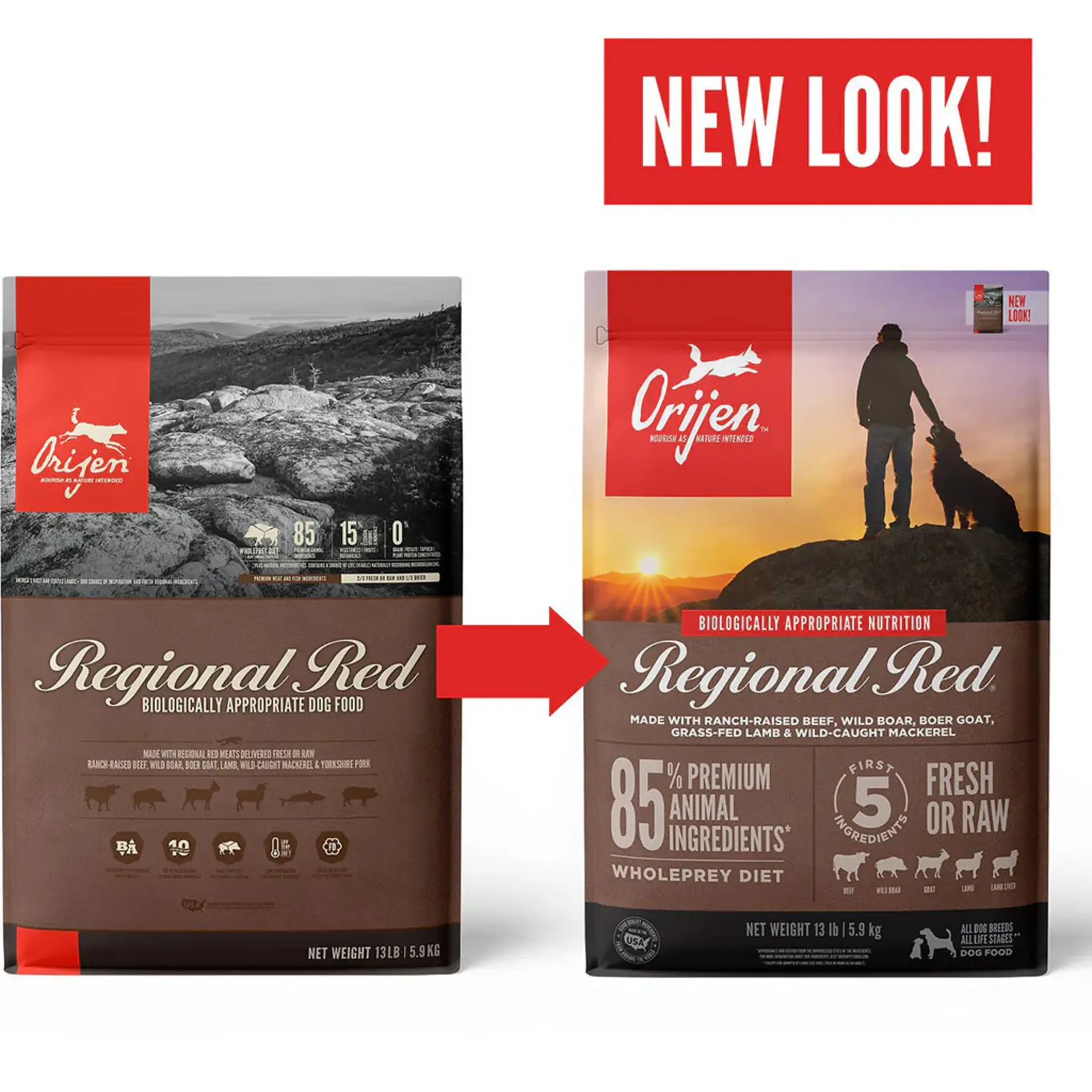 Orijen Orijen Dog Regional Red