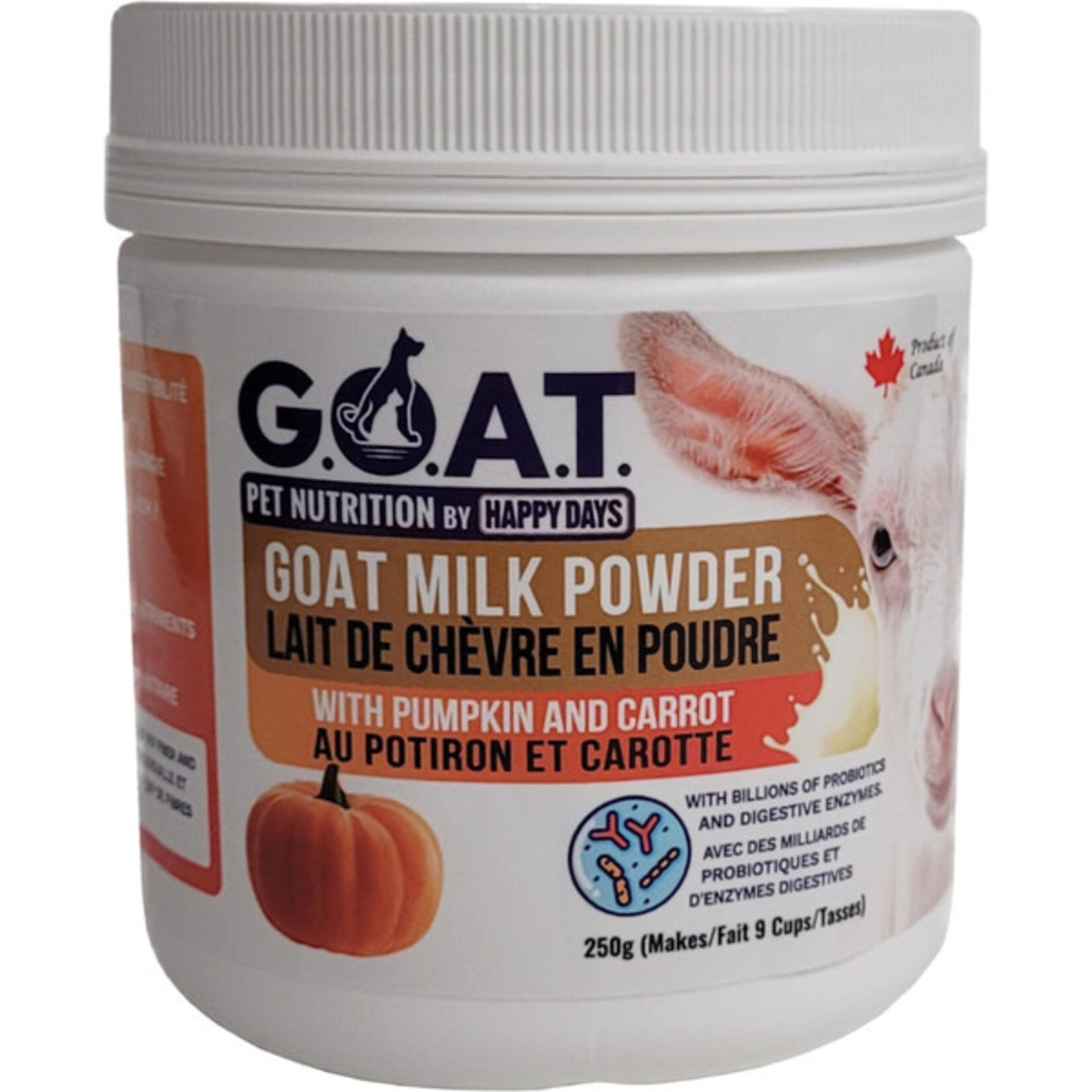 Happy Days Happy Days Goat Milk Powder With Carrot &Pumpkin  250g