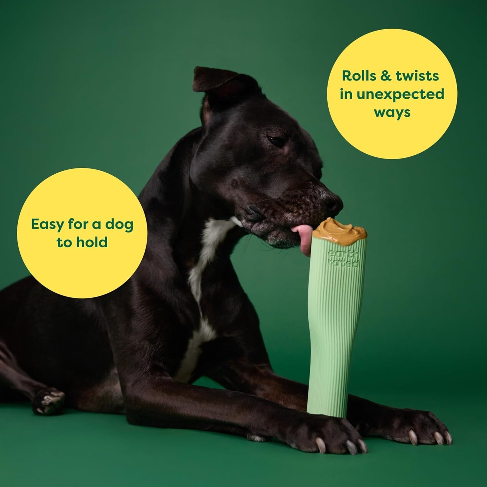 Earth rated Natural rubber Chew Toy Large