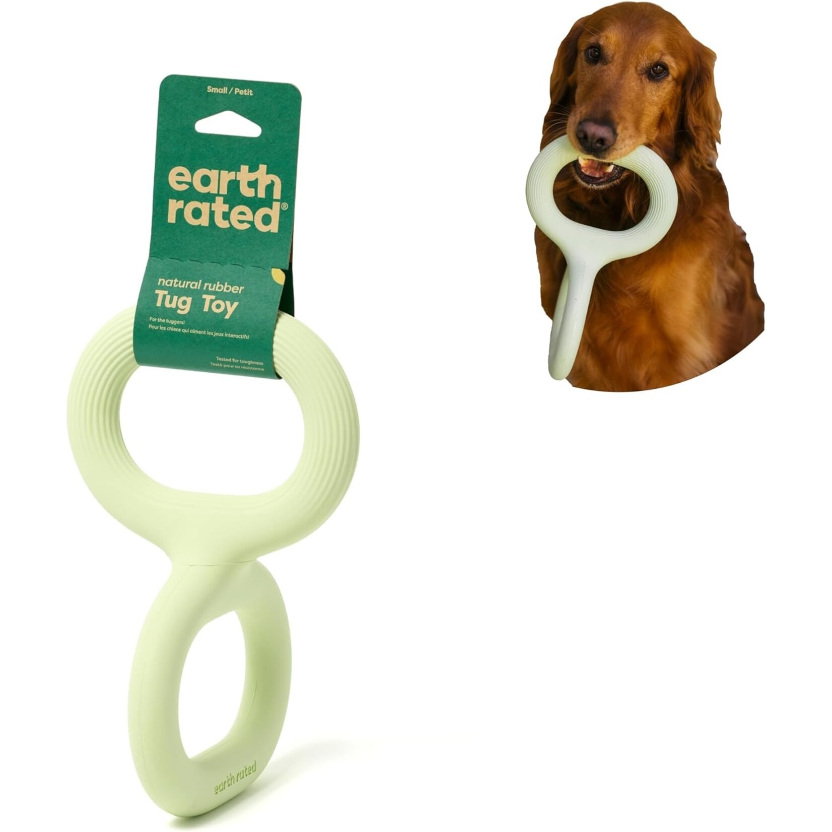 Earth rated Natural rubber Tug Toy large