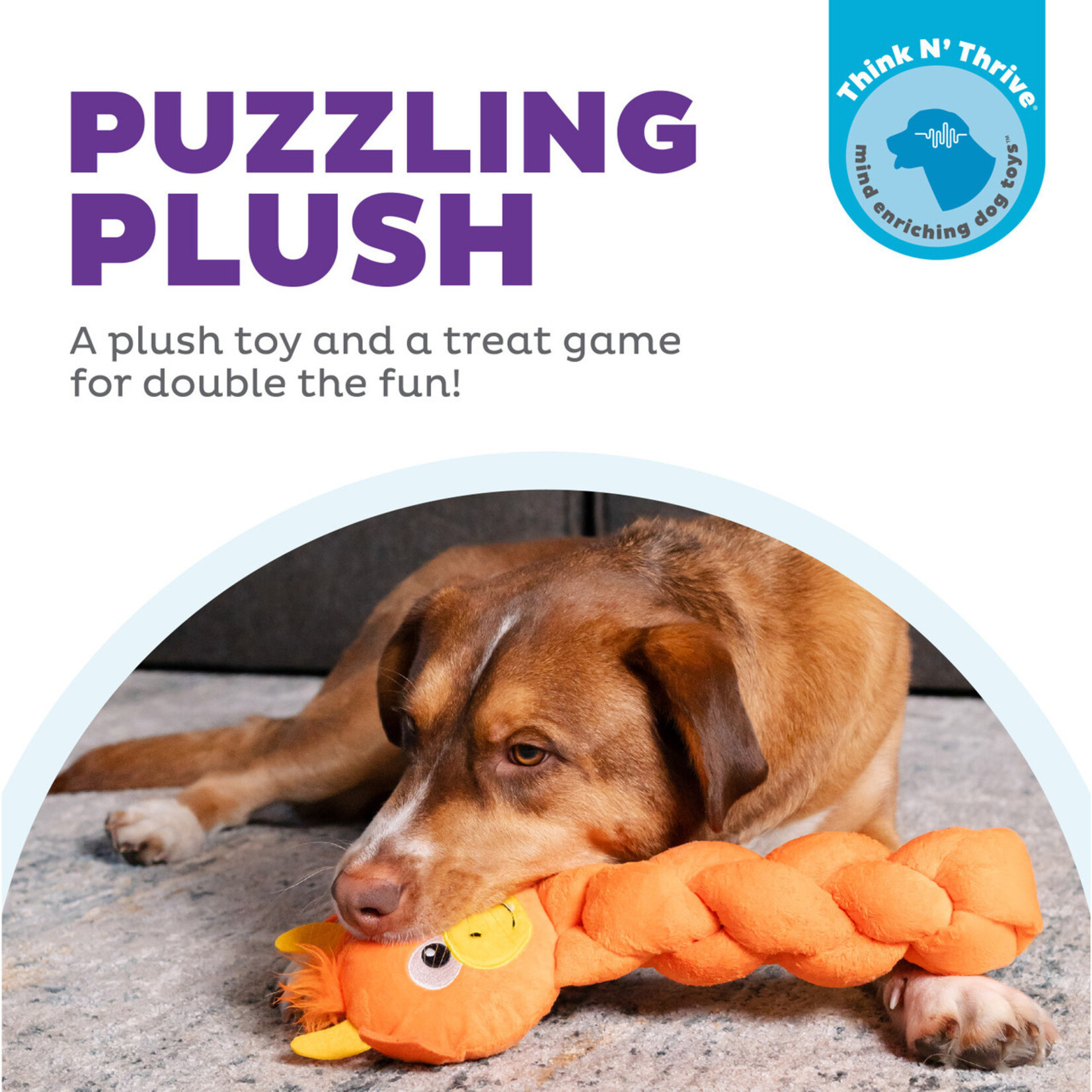 Outward Twistiez Dragon Floppy treat Puzzle toy