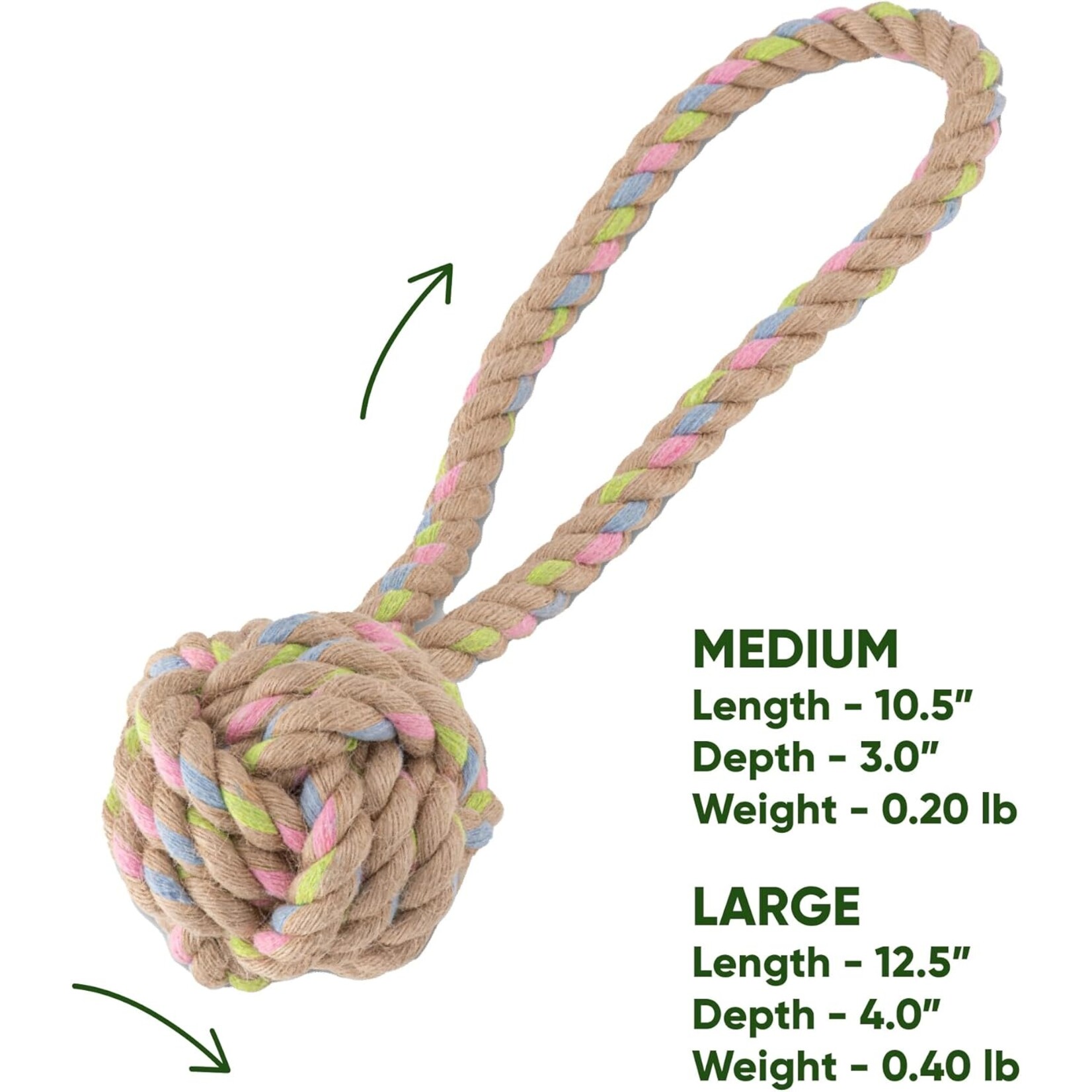Beco Pets Beco Hemp Ball + Hoop