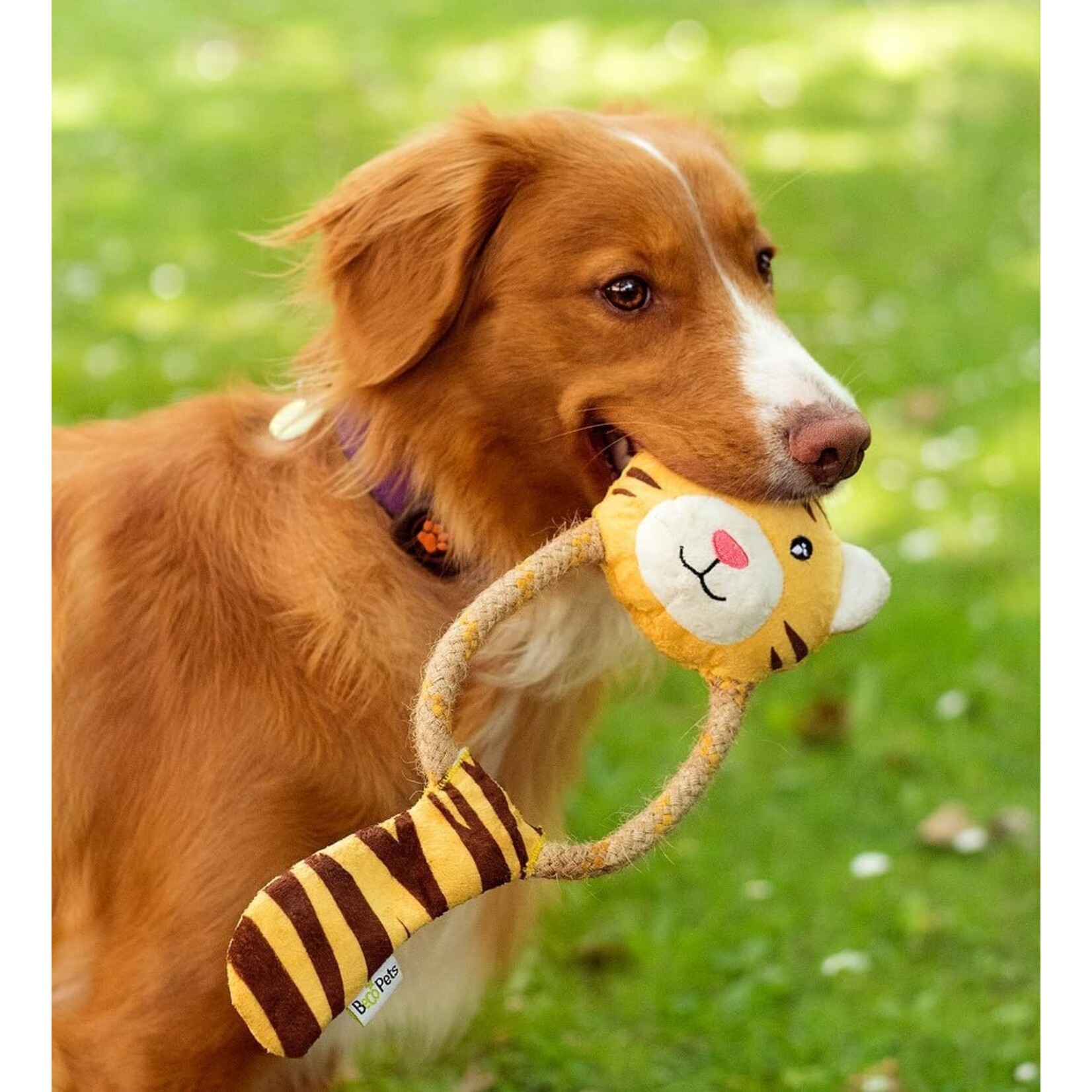 Beco Pets Beco Tiger in a Rope Dog Toy