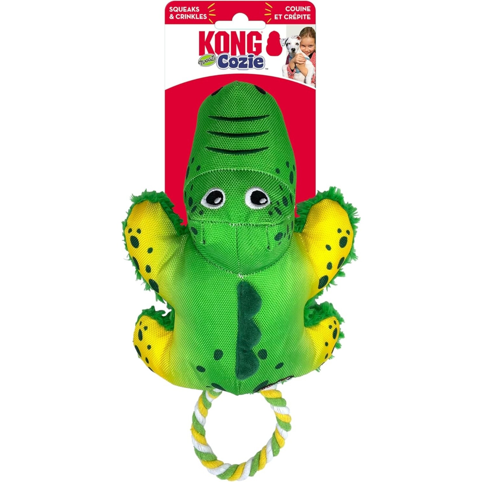 Kong Kong Cozie Tuggz Alligator S/M