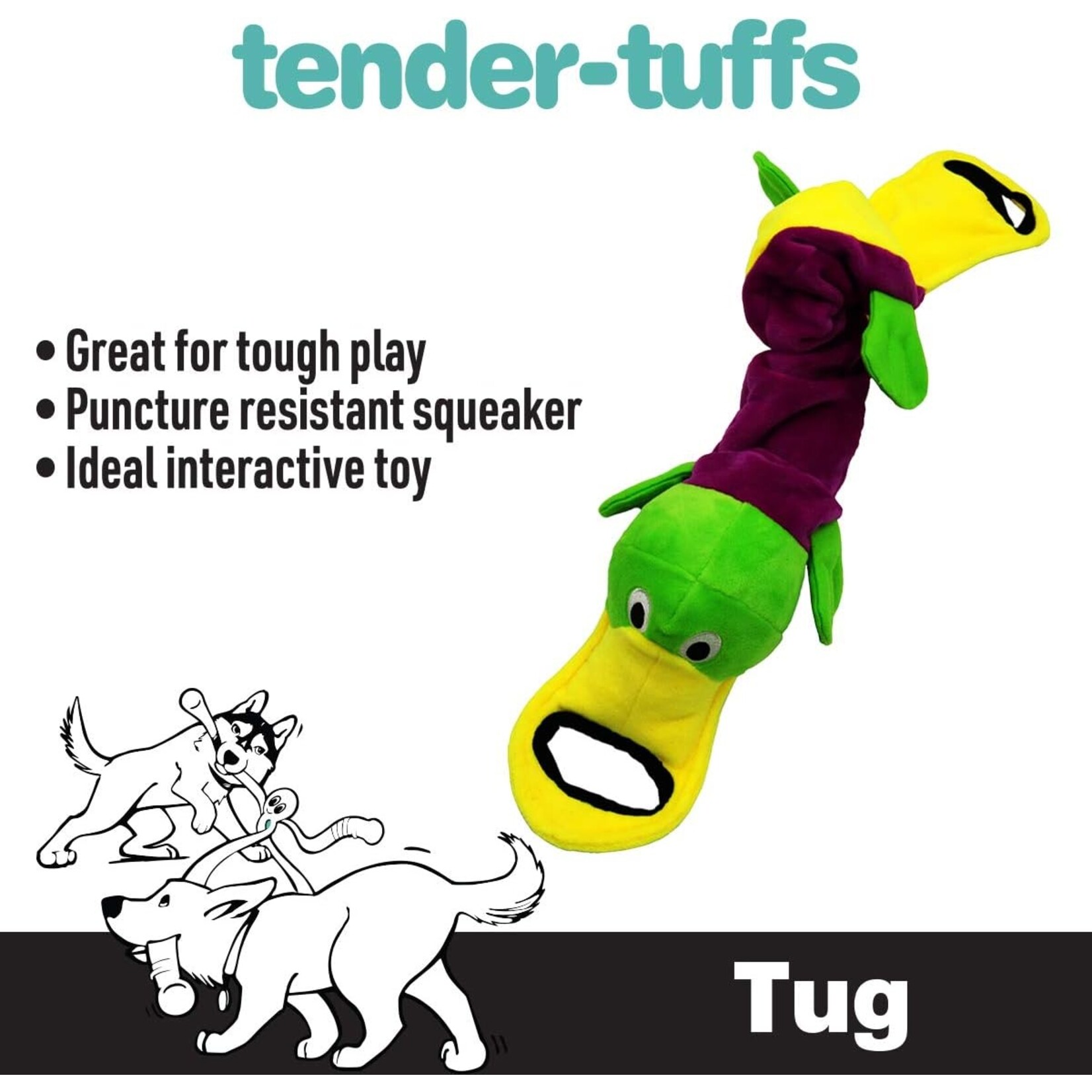 Tender tuffs Platypus Tug toy