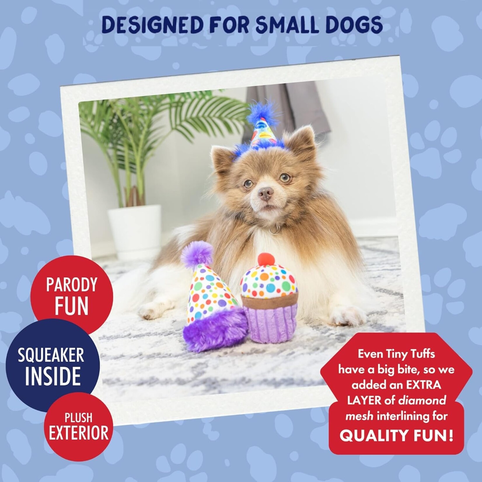 Tiny Tuff  Its My Barkday  2pk